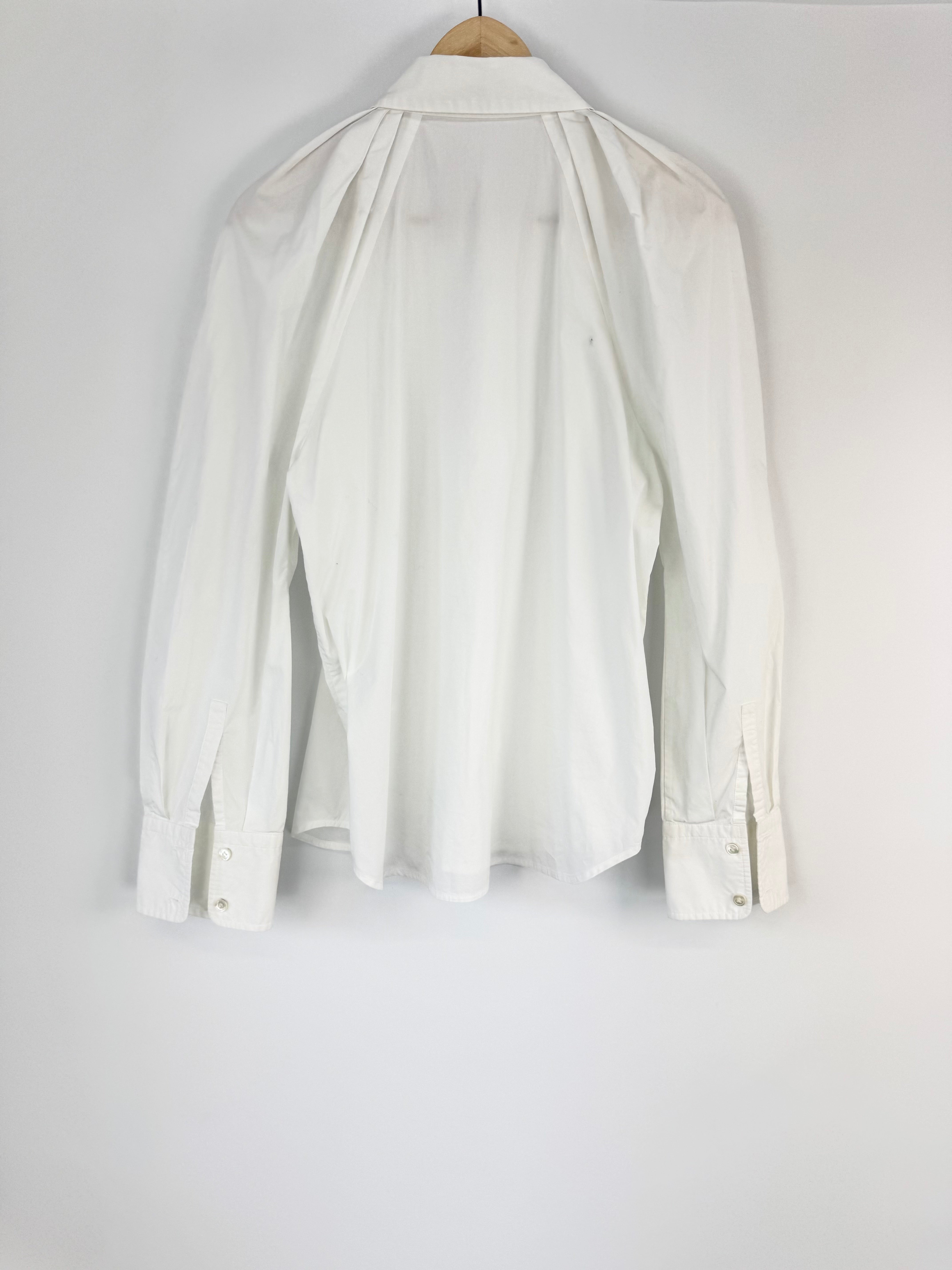 Oroton Crisp White Blouse - AU12