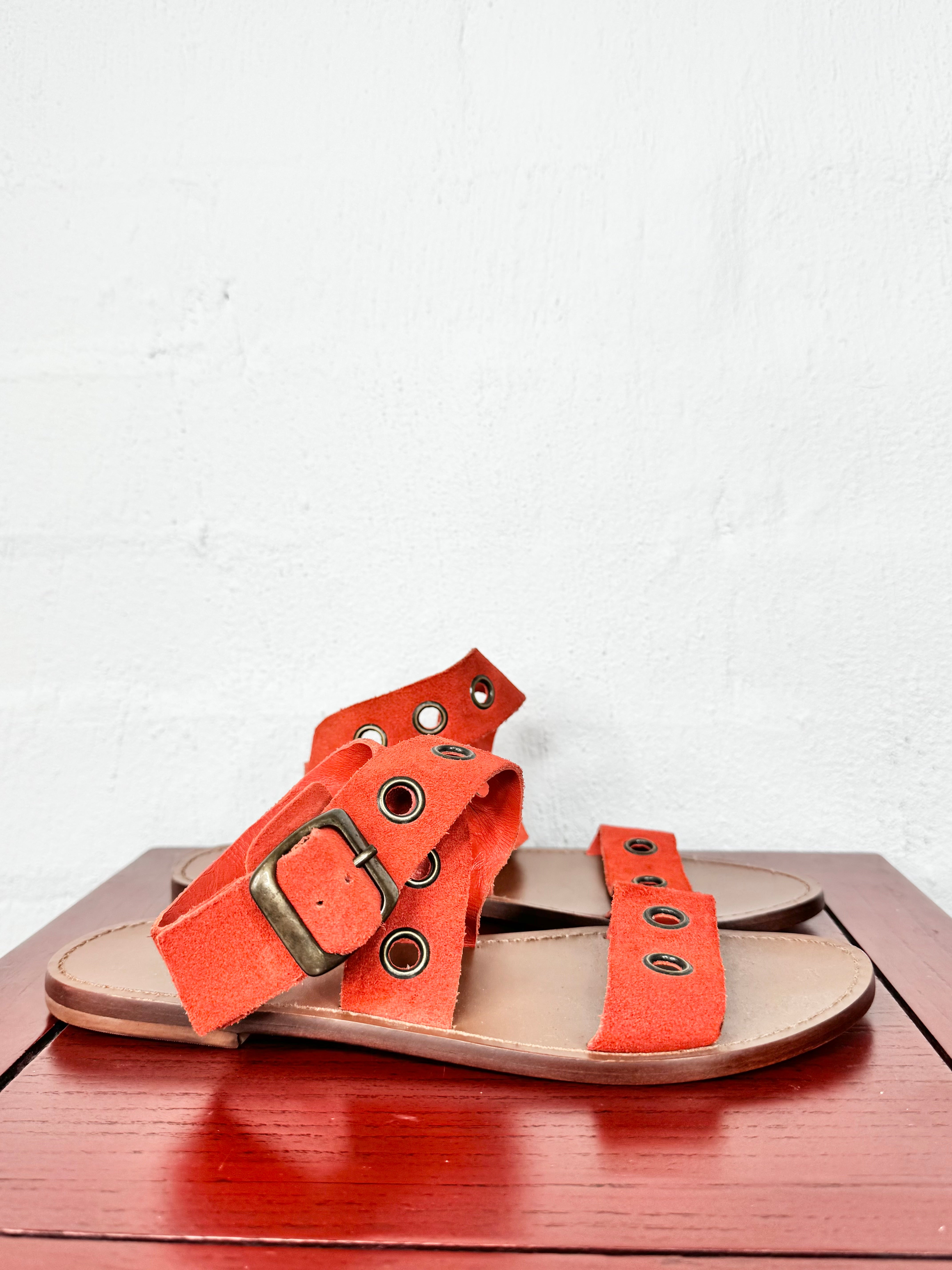 Zimmermann Dark Coral Sandals - EU37