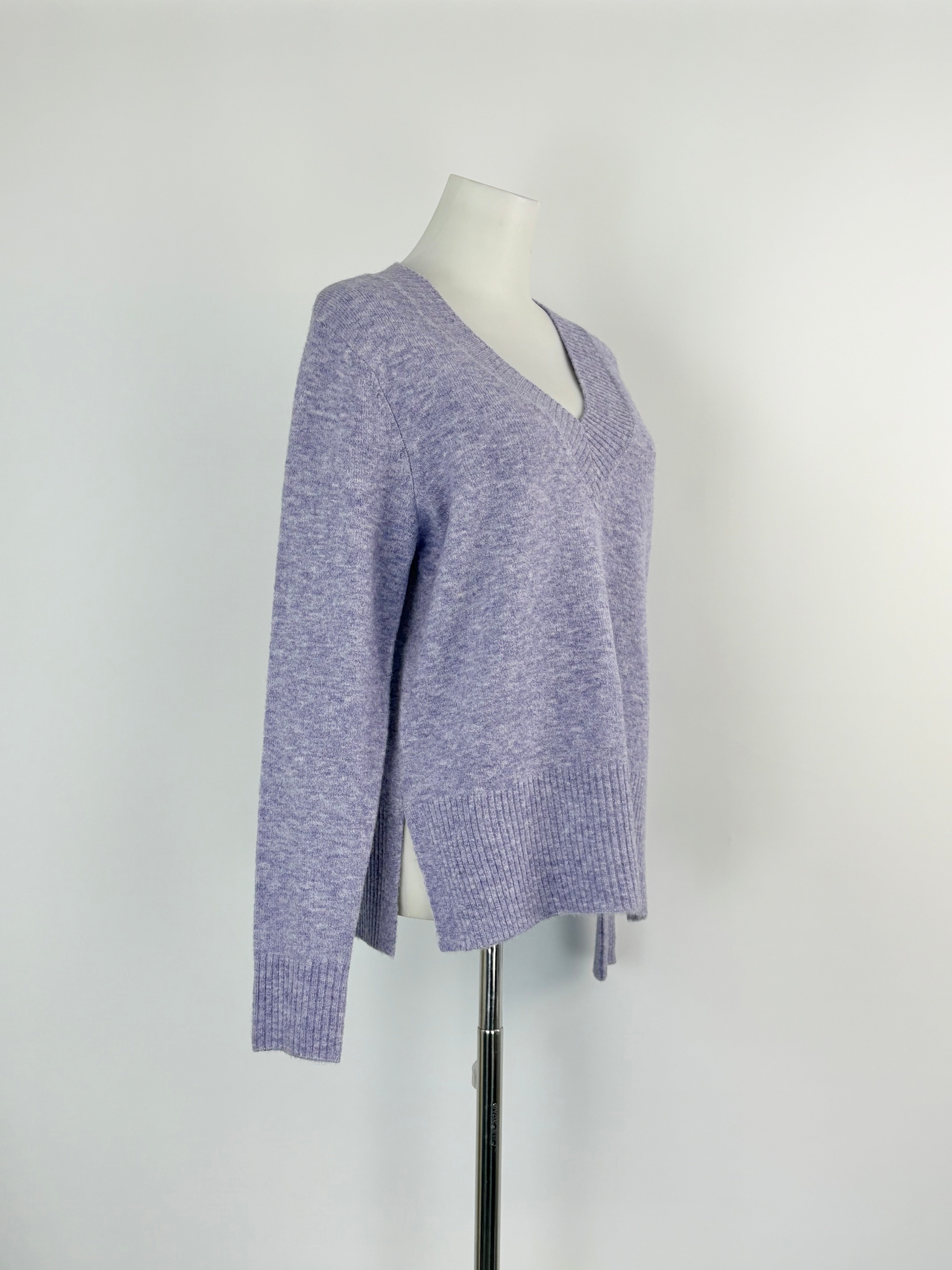 Verge Lavender Wool-Knit 'Cosmic' Sweater - AU8