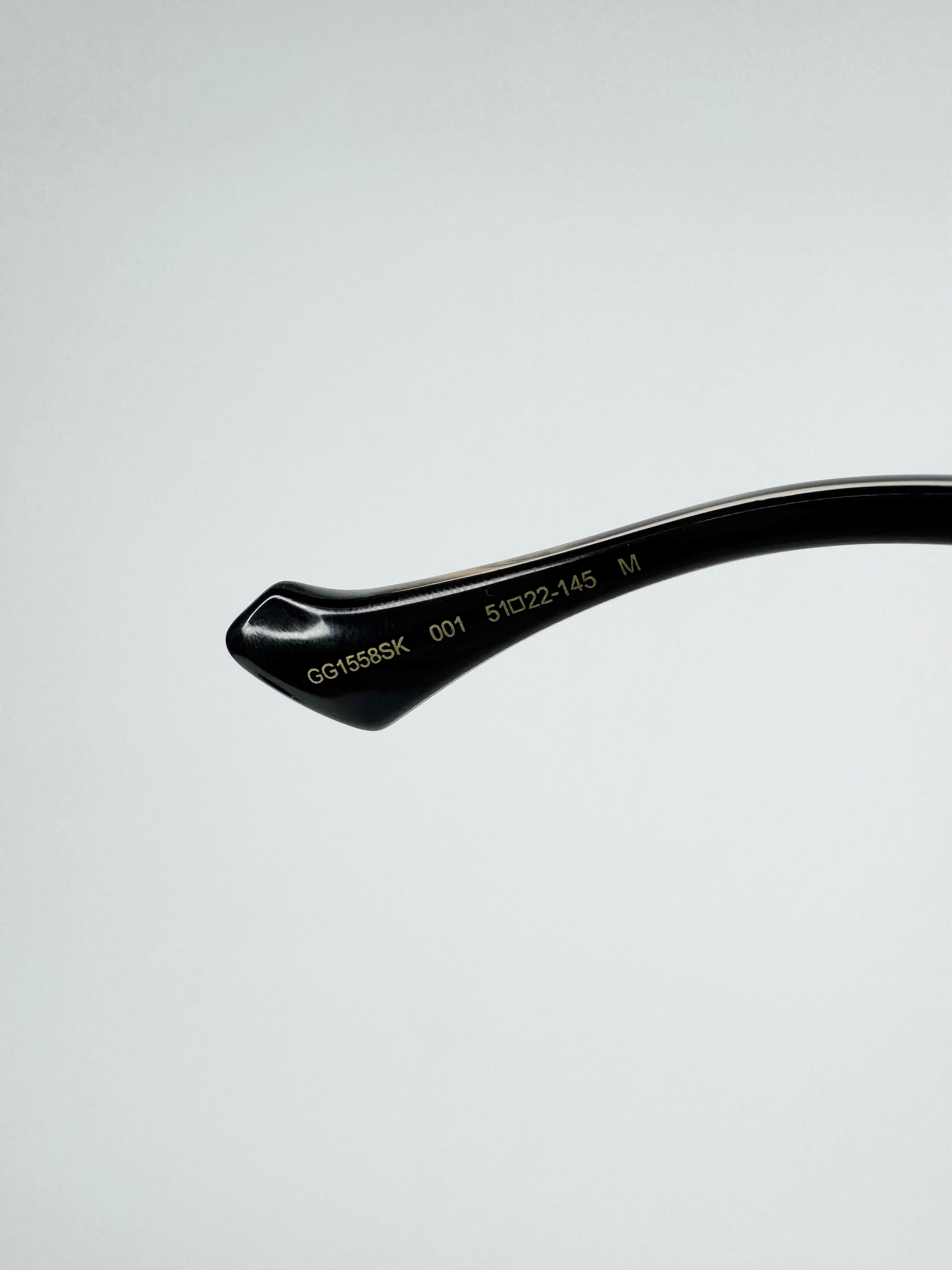 Gucci Black Oversized Square Sunglasses