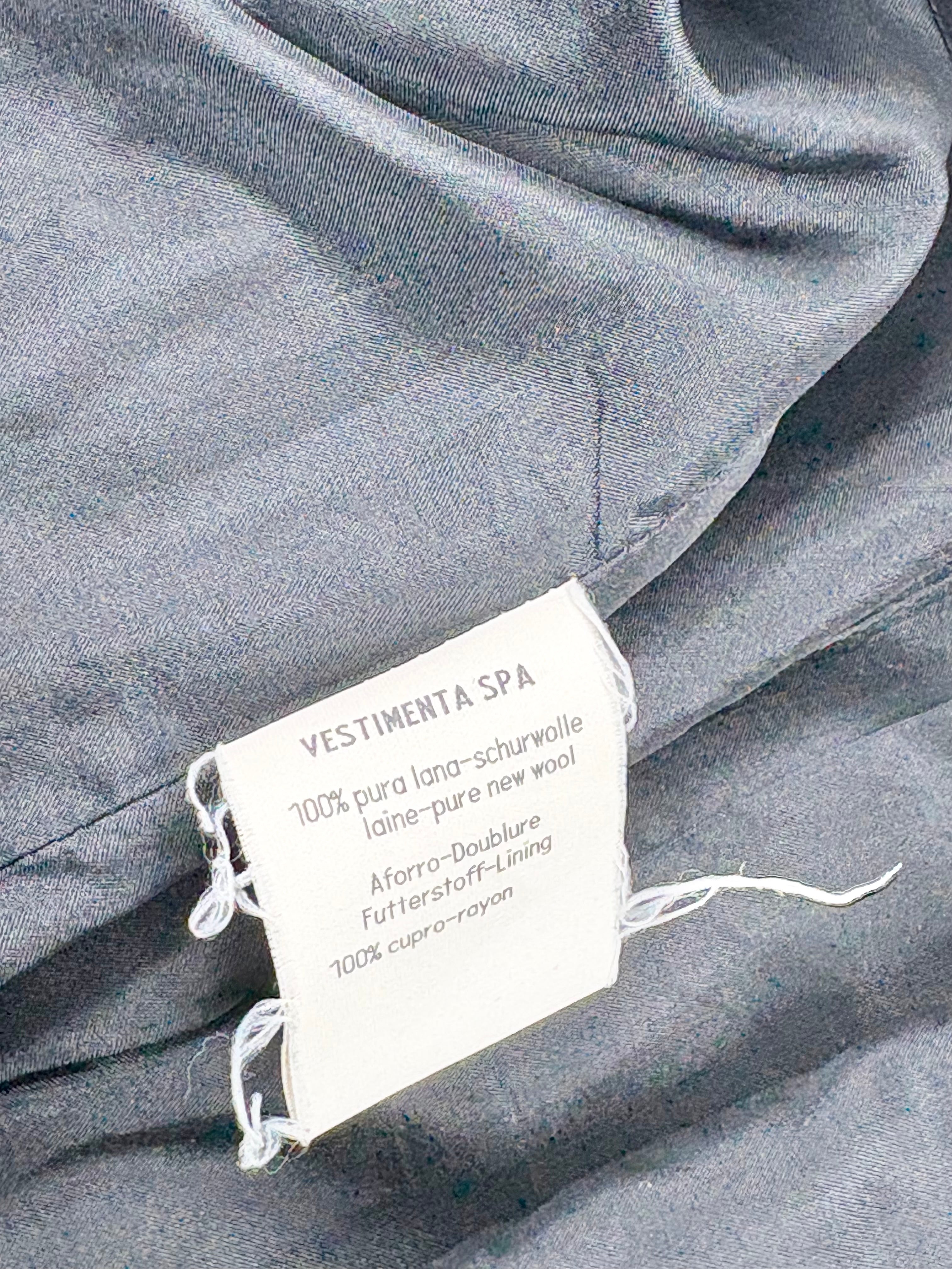 Giorgio Armani Vintage Black Wool Regular-Fit Blazer - L