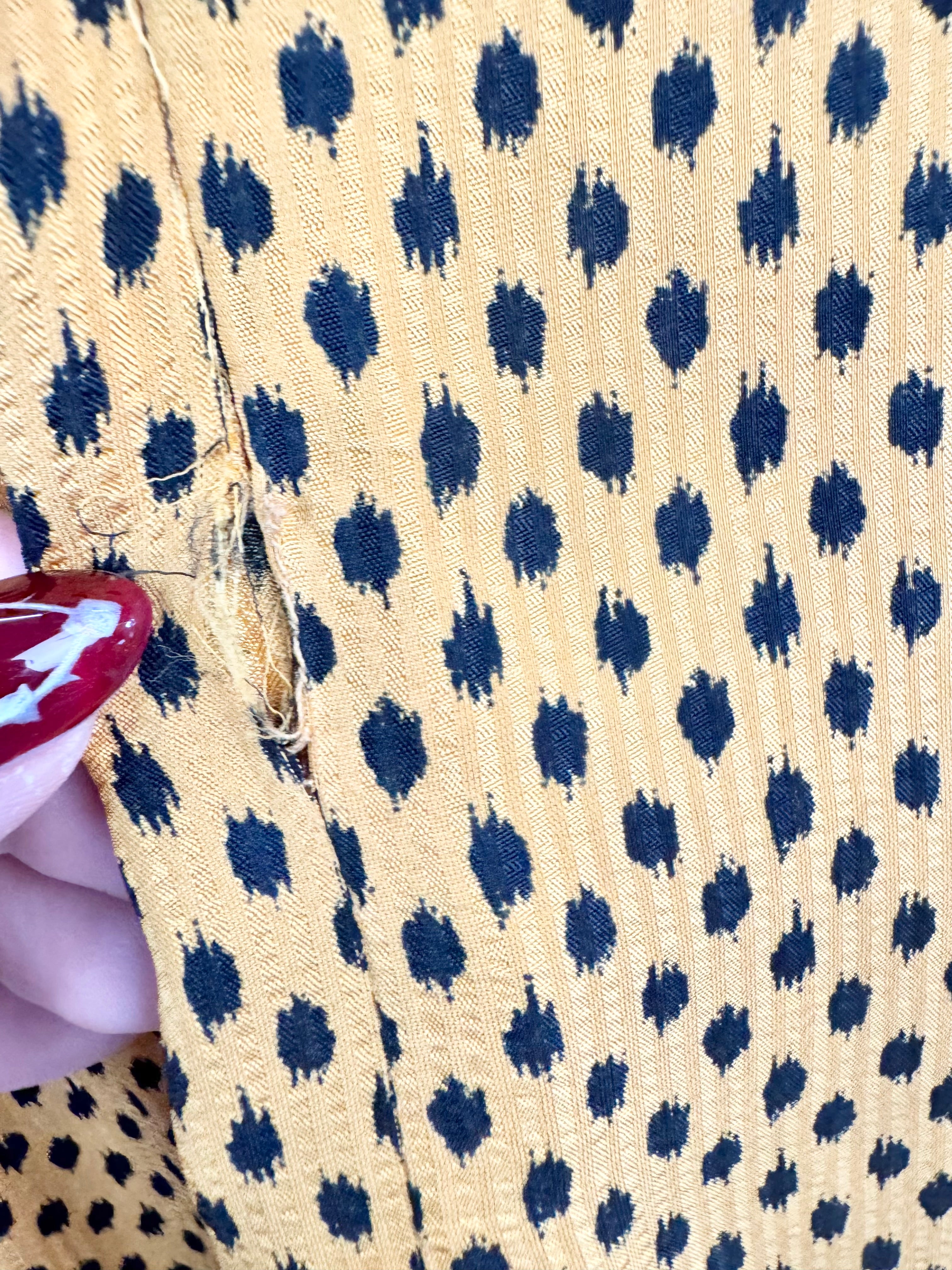 Bec + Bridge Gold & Black Front-Tie Dress - AU8