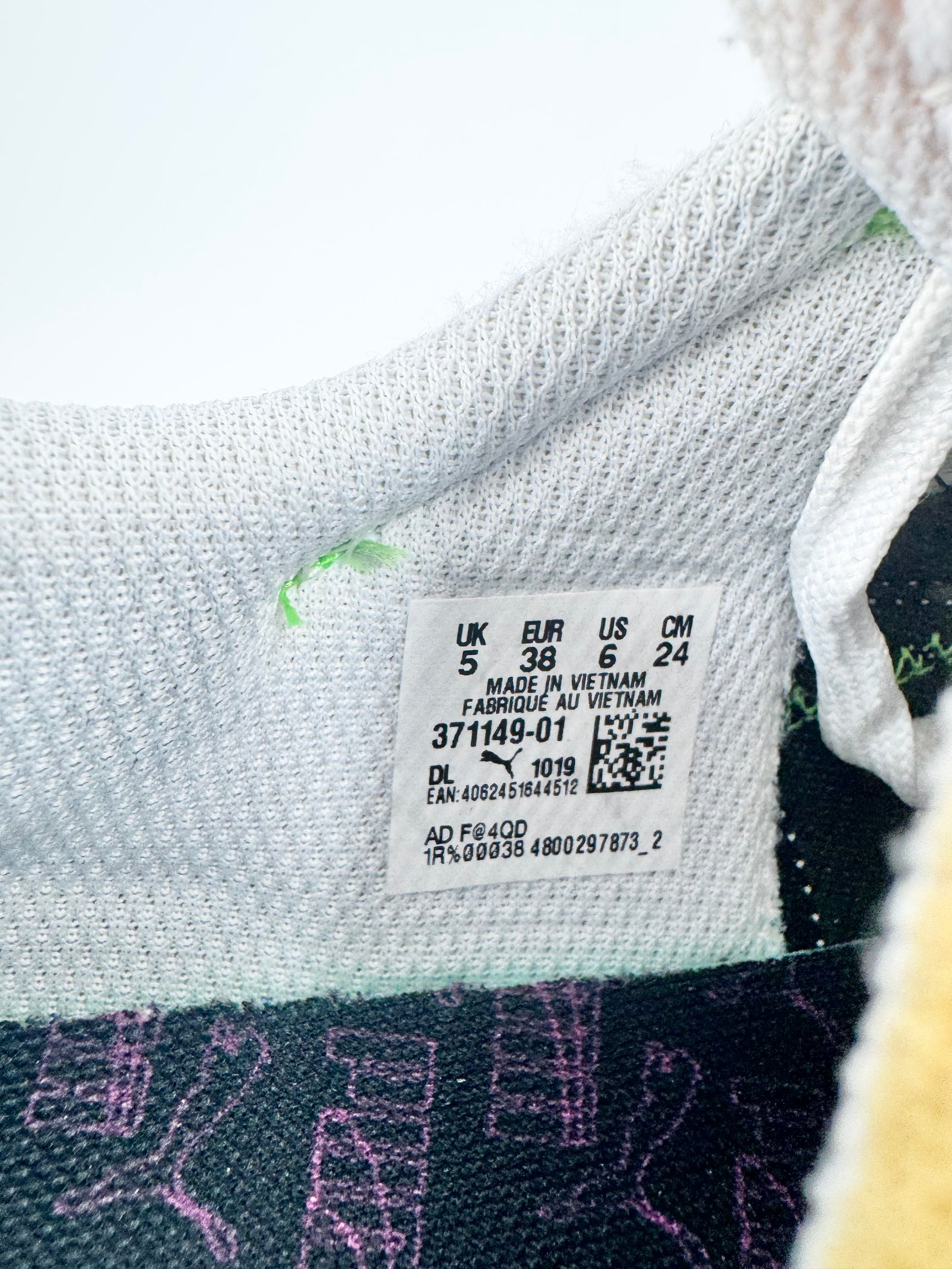 Puma Black-Fluo Green-Dazzling Blue Sneakers - EU38