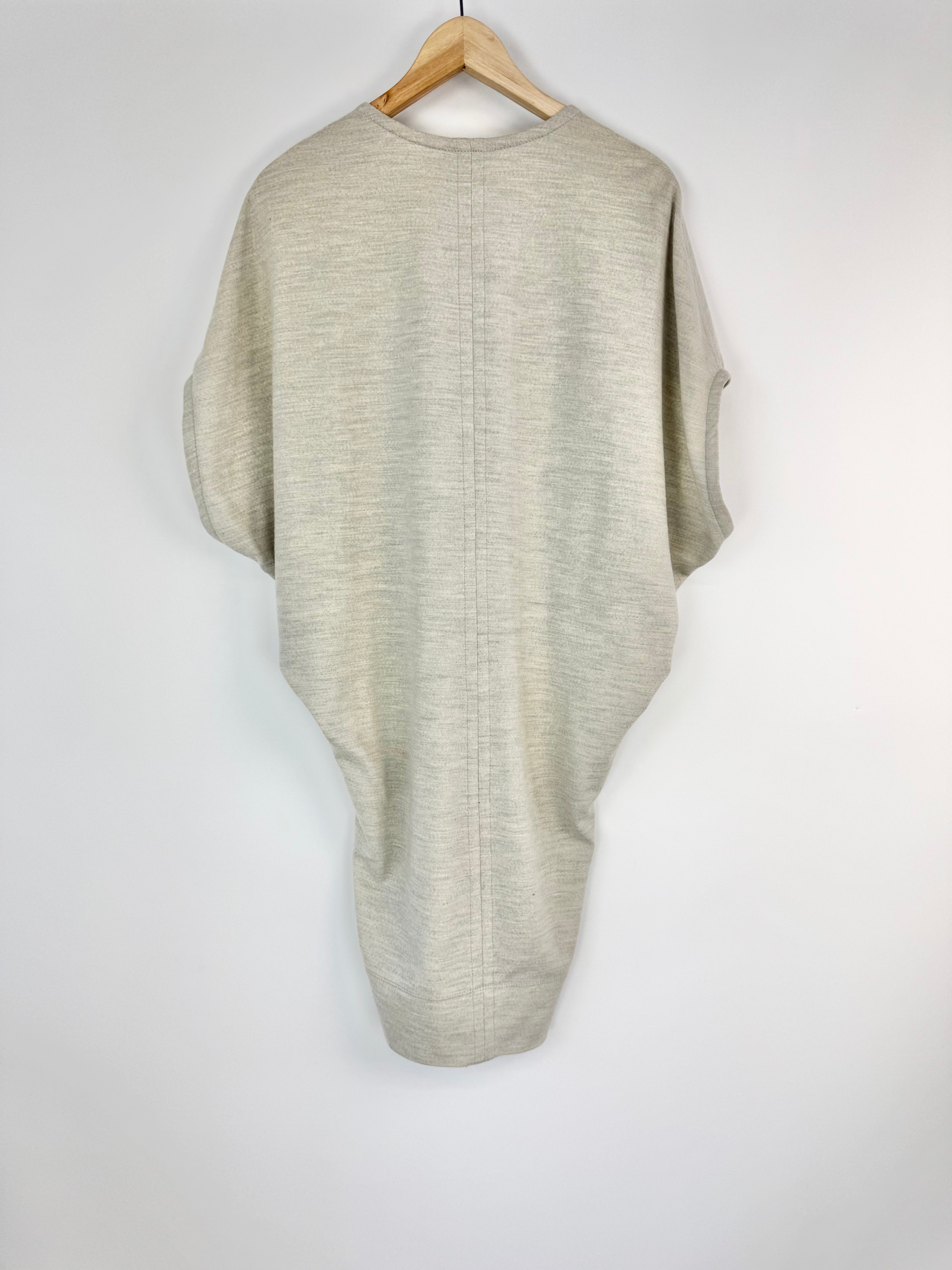Helmut Lang Cloud Grey Wool Tunic - AU8/10
