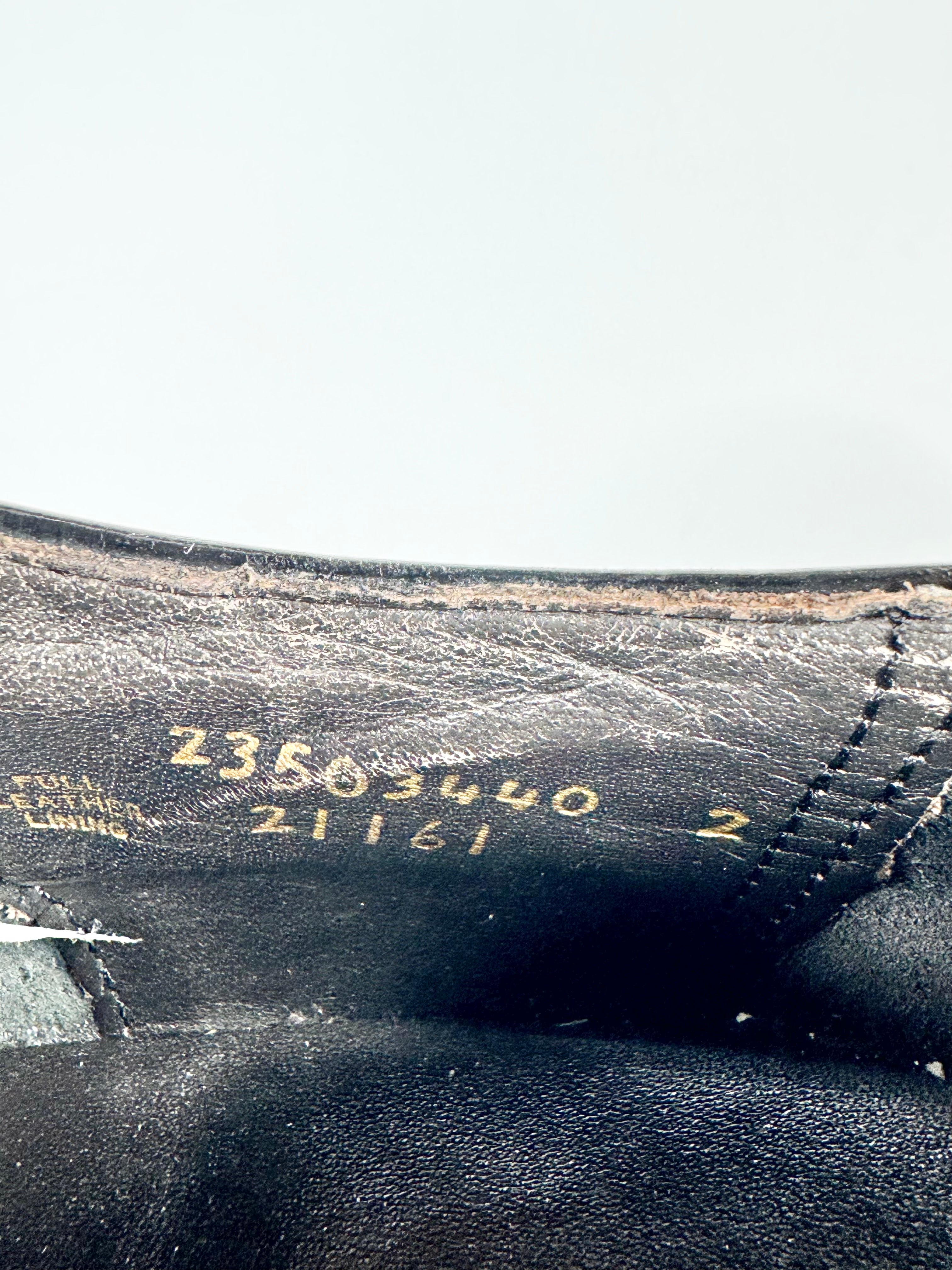 Bostonian Black Leather Brogues - 9.5