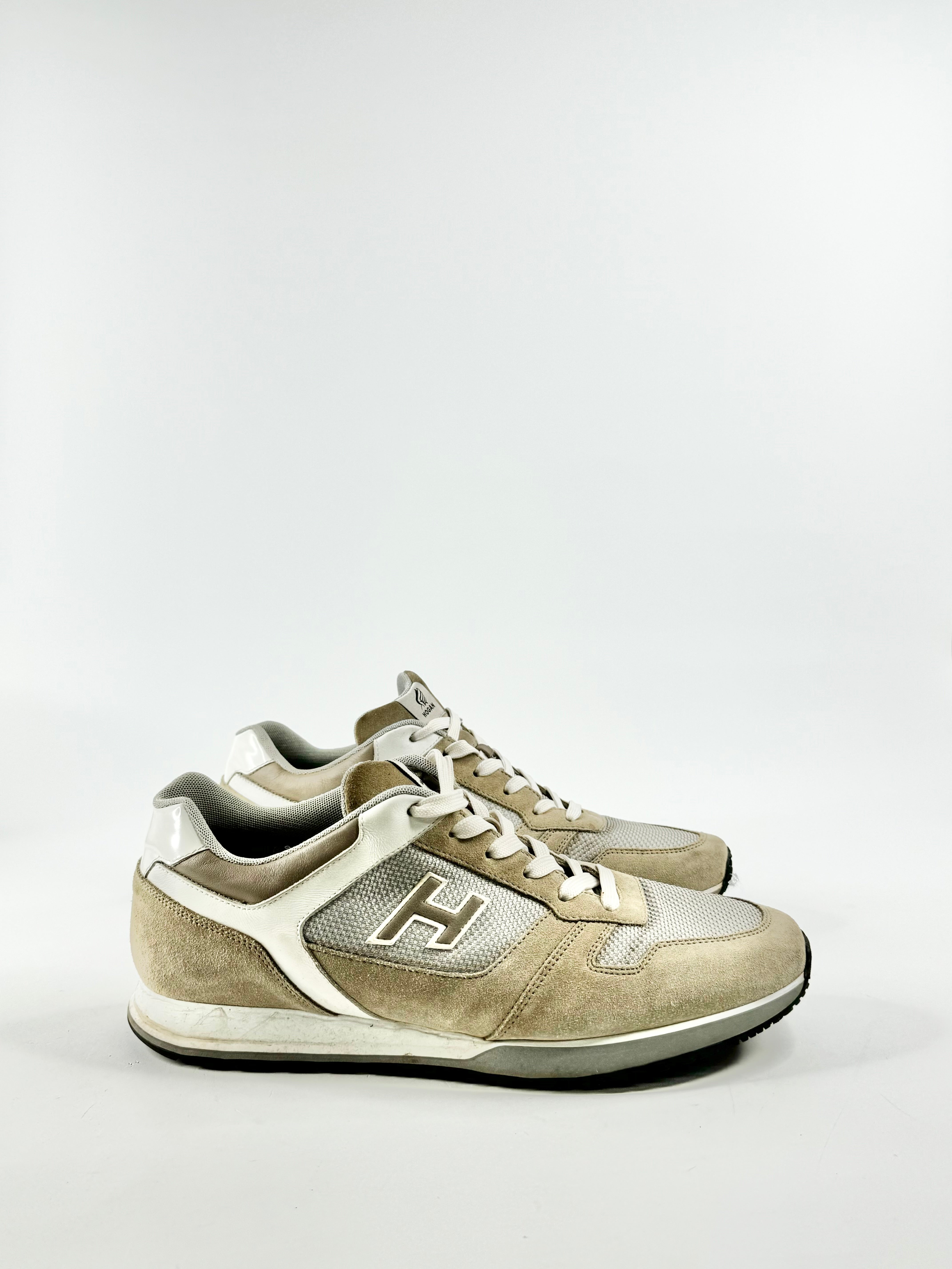 Hogan Sandy Suede & Mesh Sneakers - US10.5