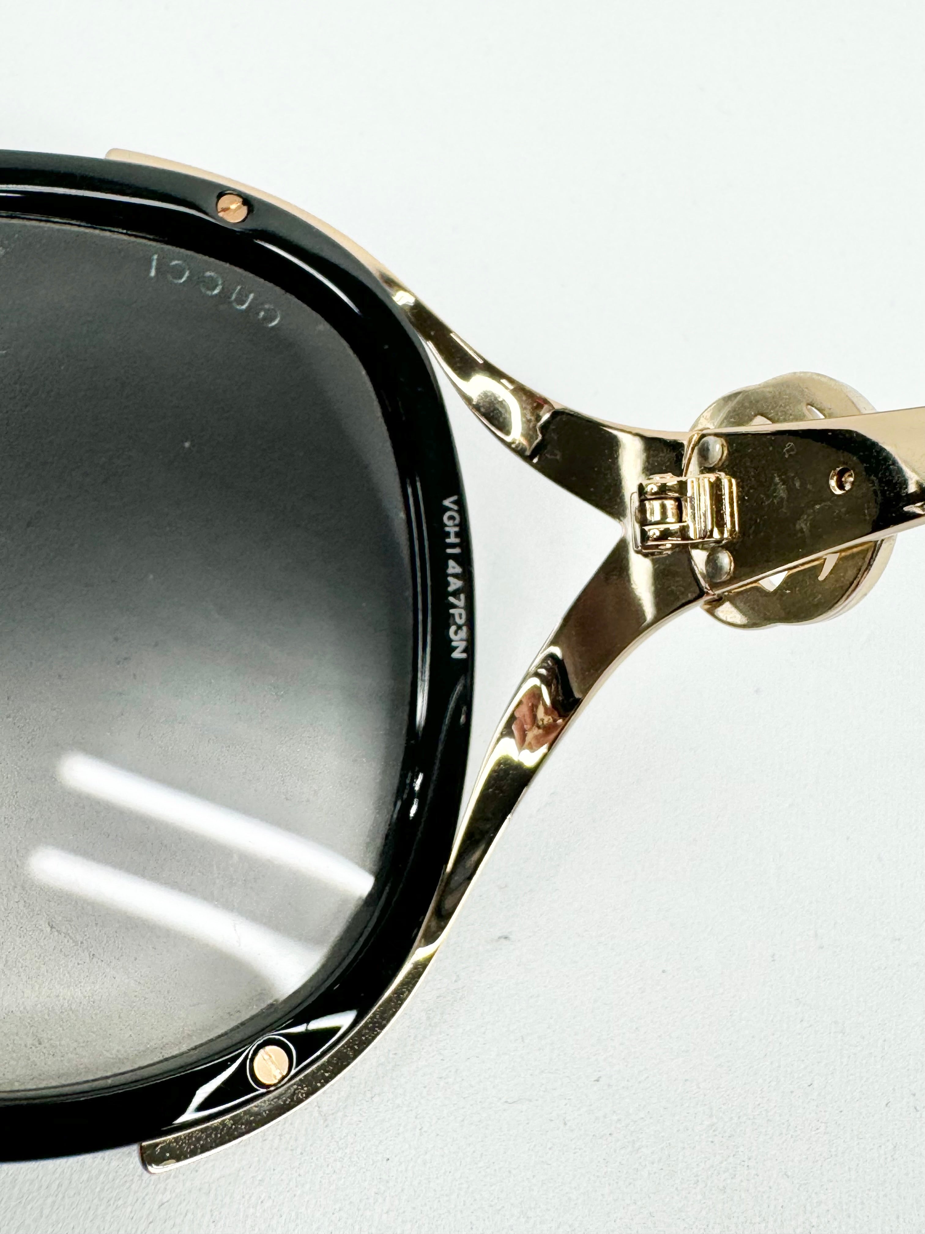 Gucci Grey Gradient Oversized Glasses