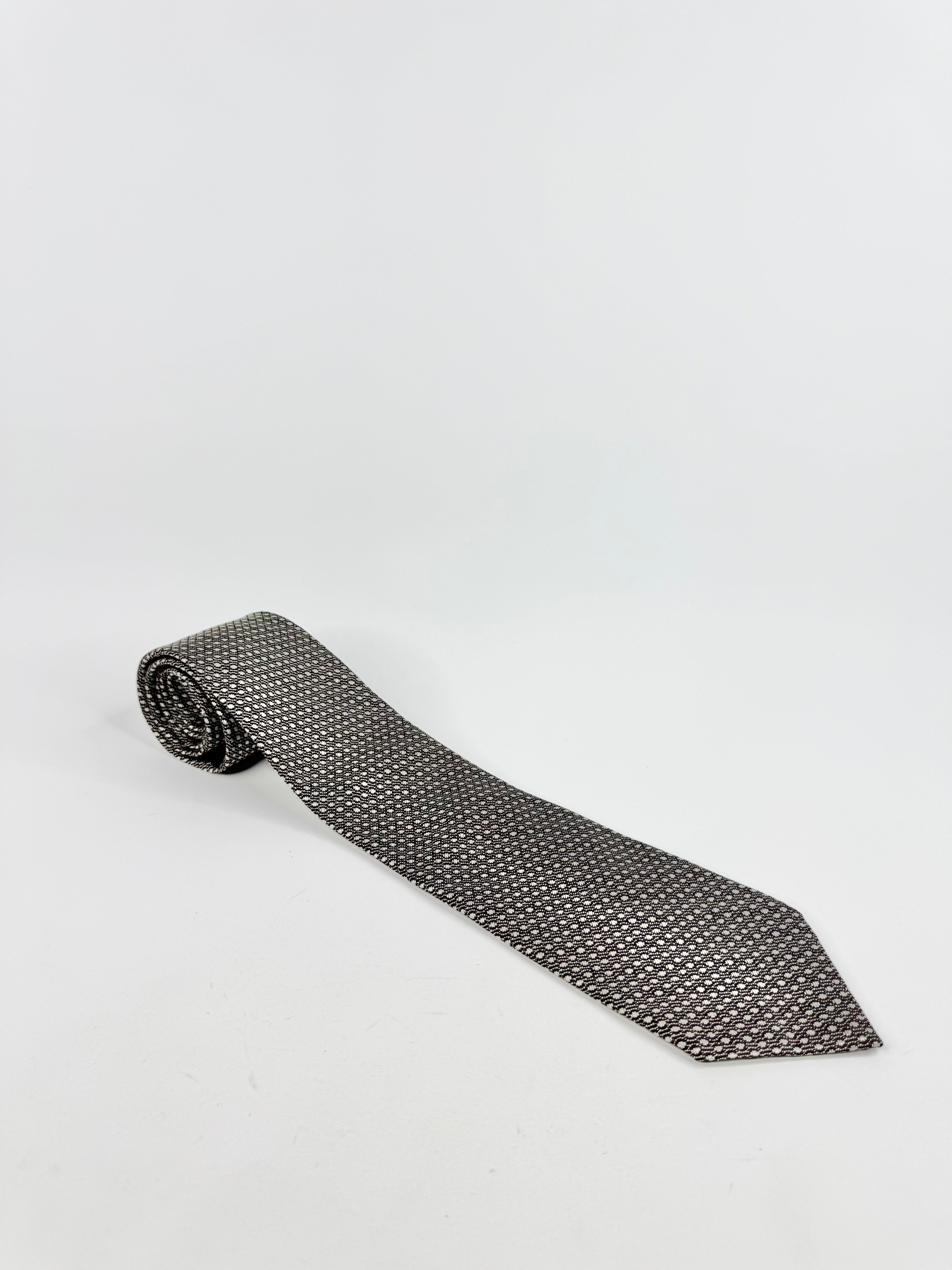 Tom Ford Silvery Silk Tie