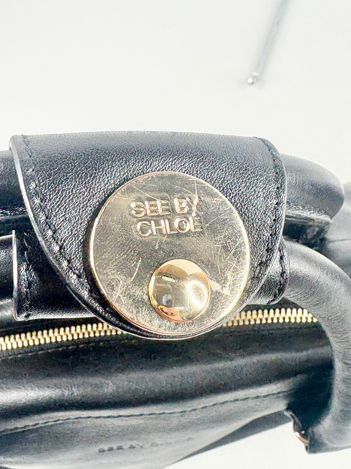 See By Chloé Black Smooth Leather Handbag