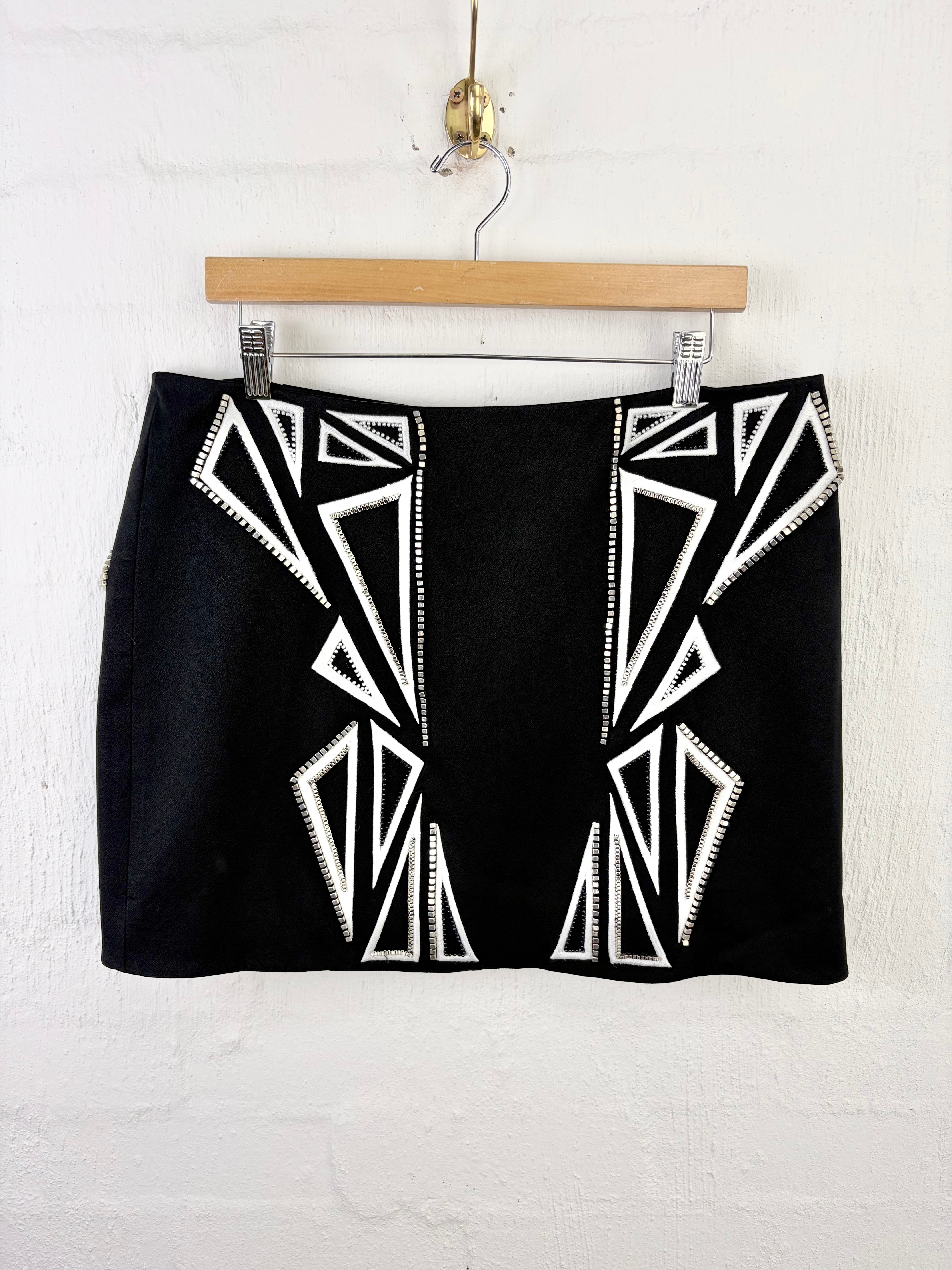 Sass & Bide Black Beaded & Embroidered 'All for You' Skirt NWT - AU16