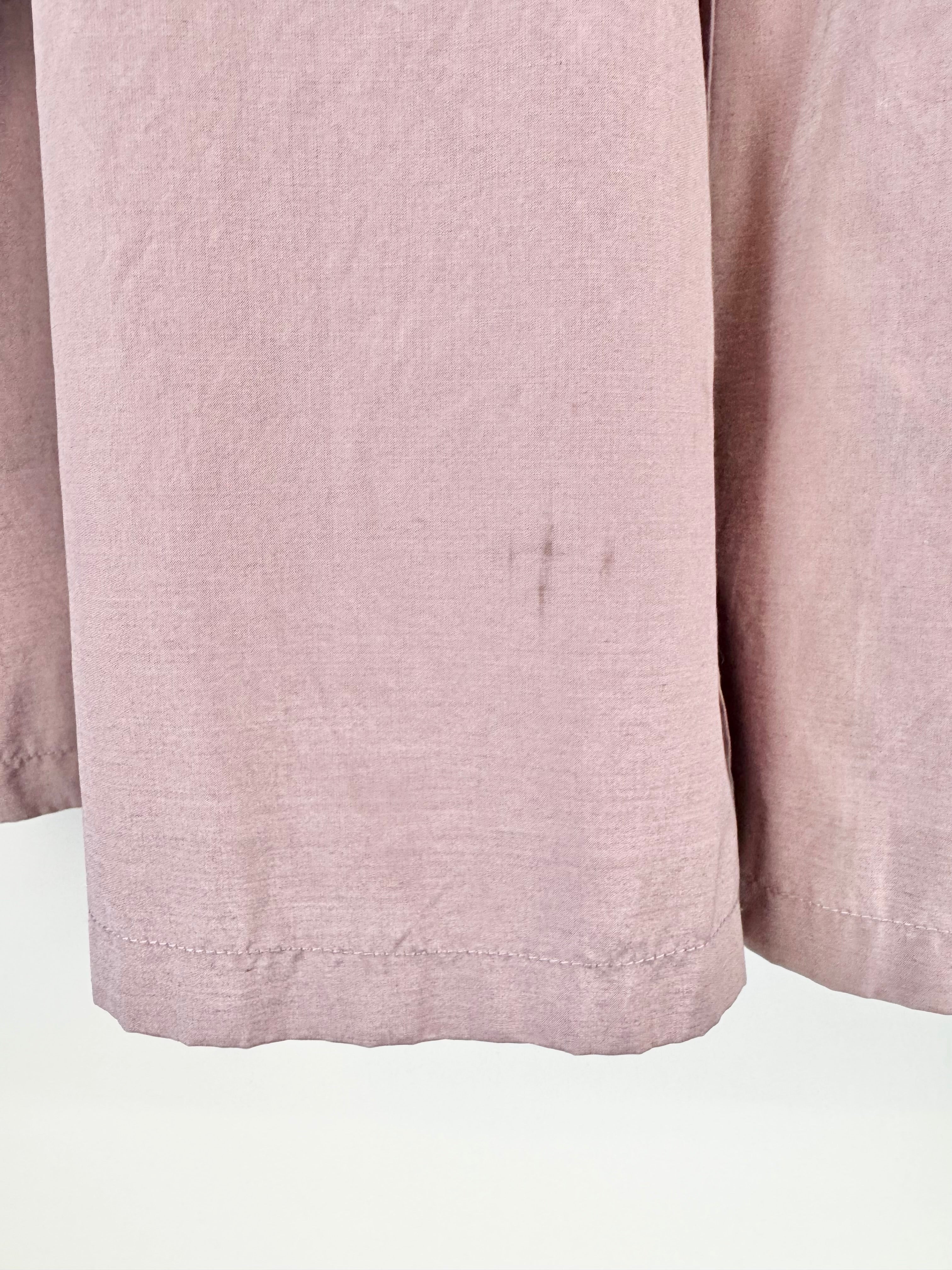 Vintage Aquascutum Violet Front Button Waterproof Overcoat - AU10/12