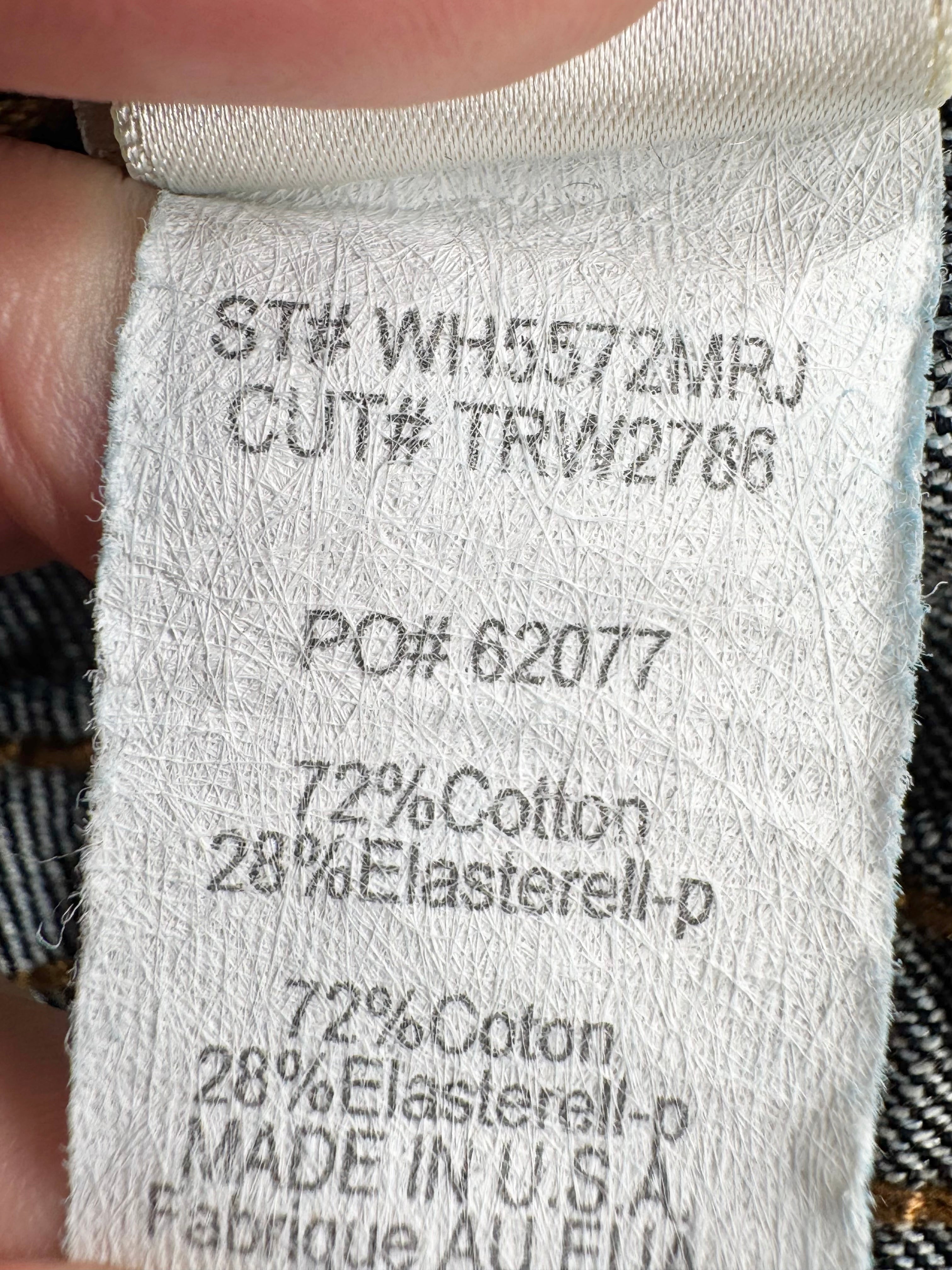 True Religion Low Rise Copper Button Jeans - 28