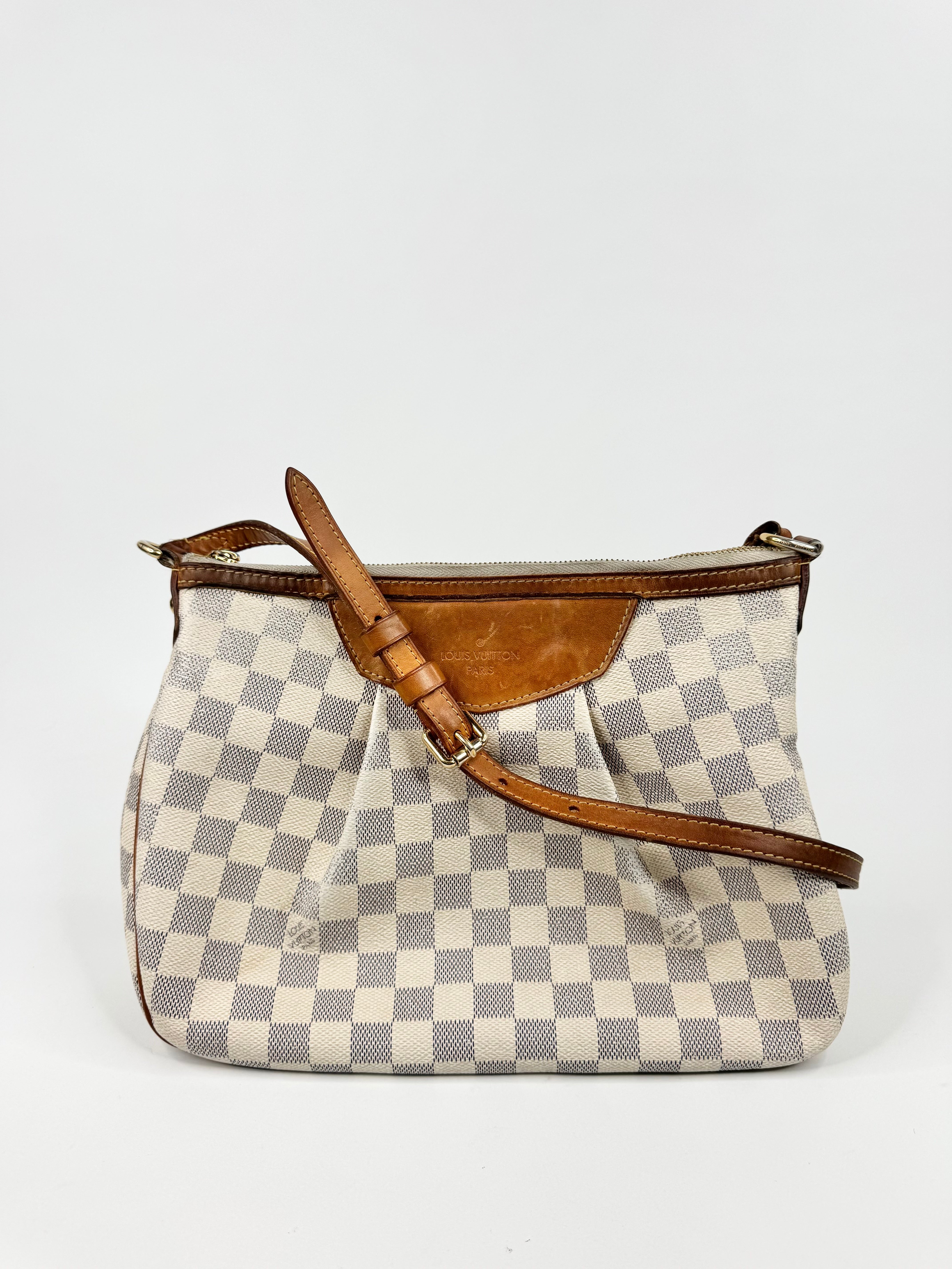 Louis Vuitton 'Siracusa' Cloth Handbag