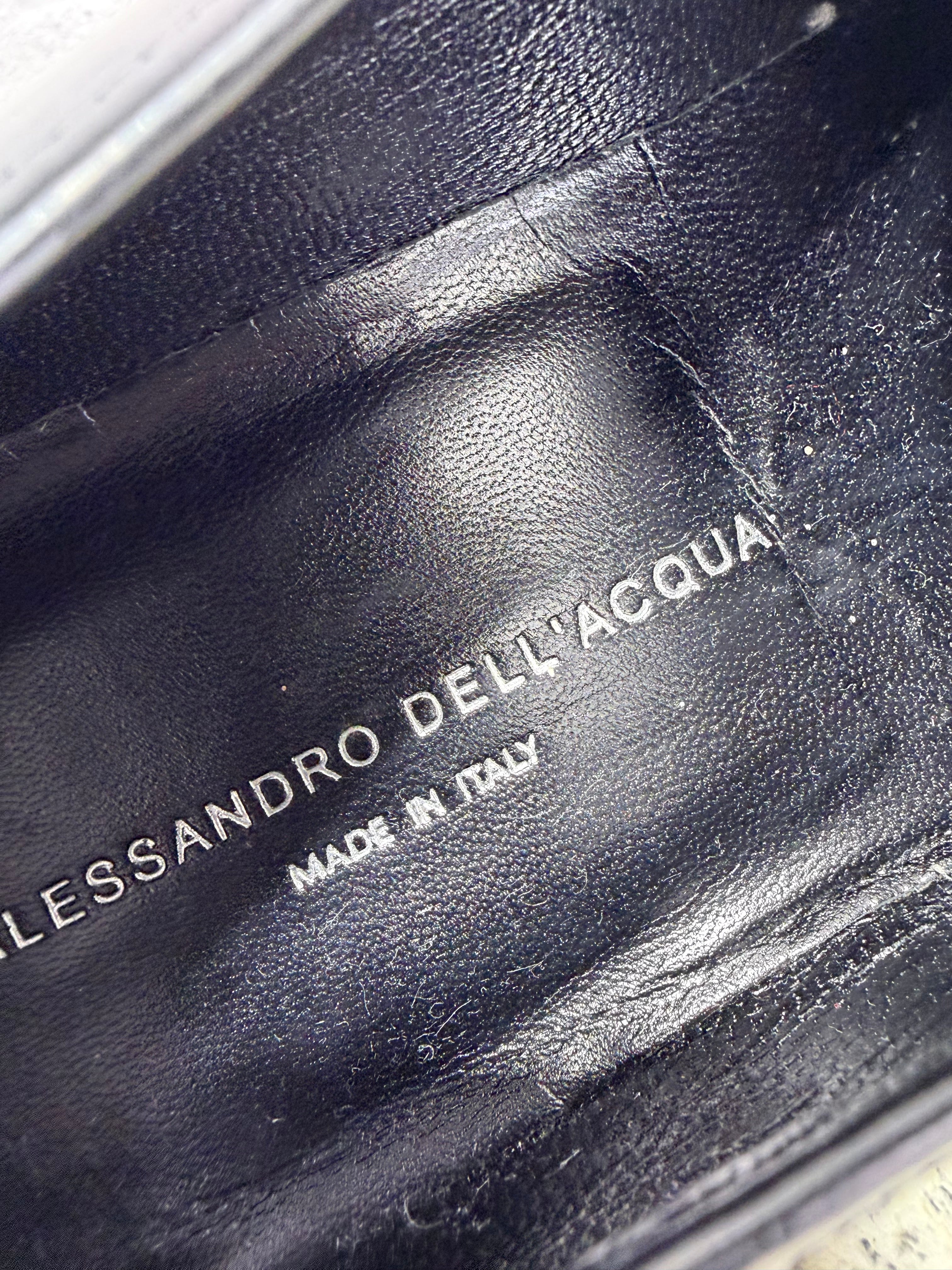 Alessandro Dell'Acqua Patent Black Loafer - EU42
