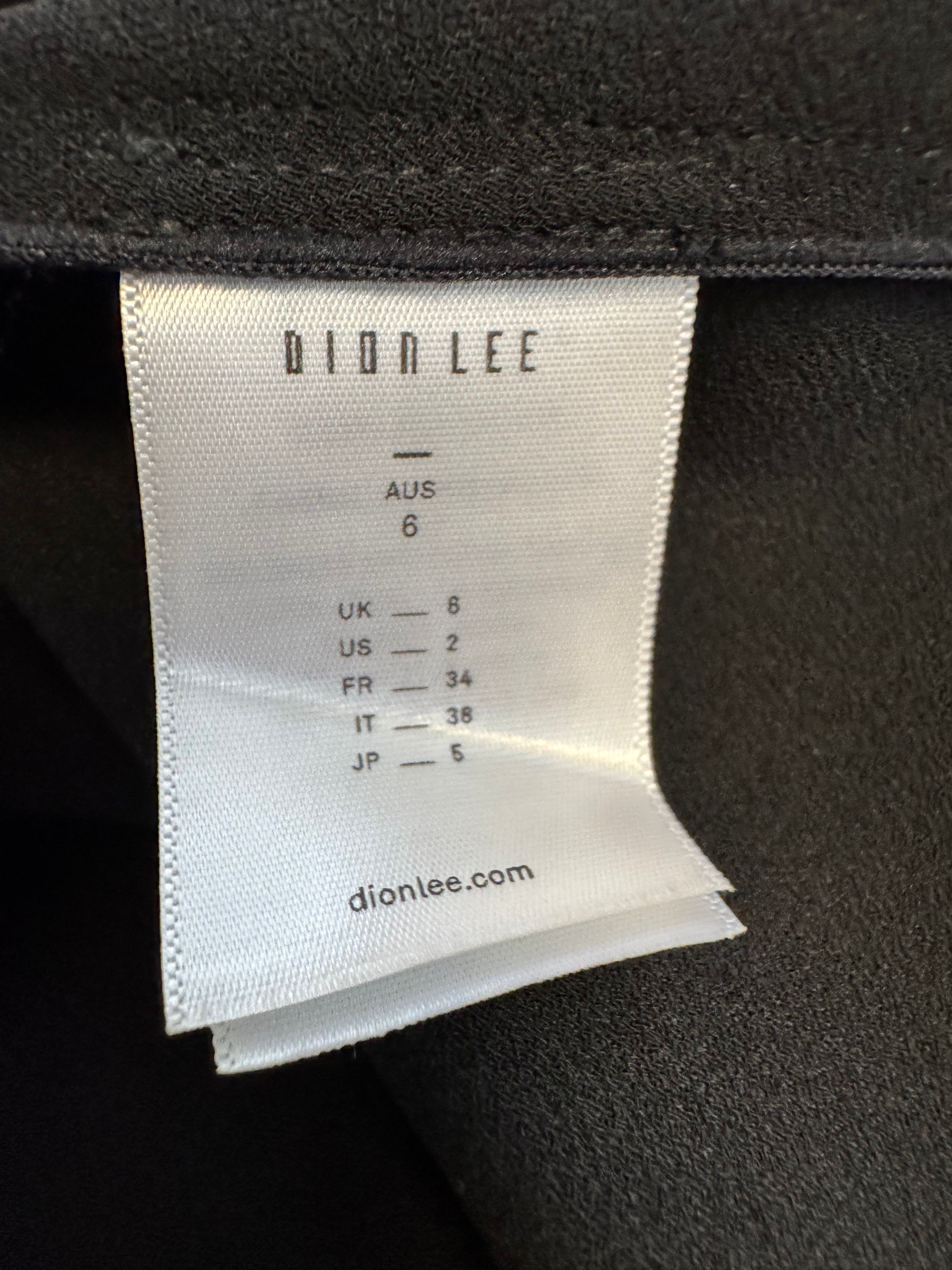 Dion Lee Black Pencil Skirt - AU6