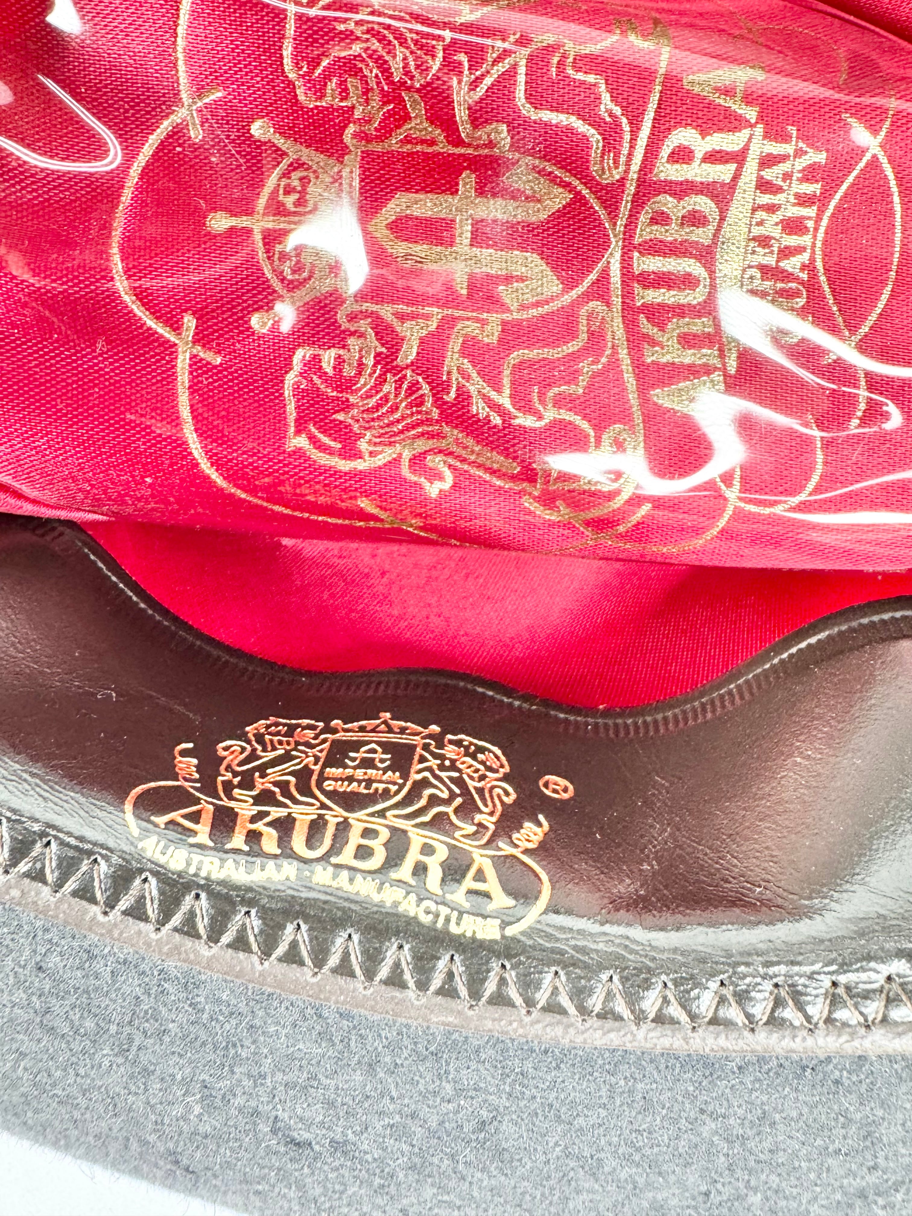 Akubra Grey Felt Fur Fedora - 56