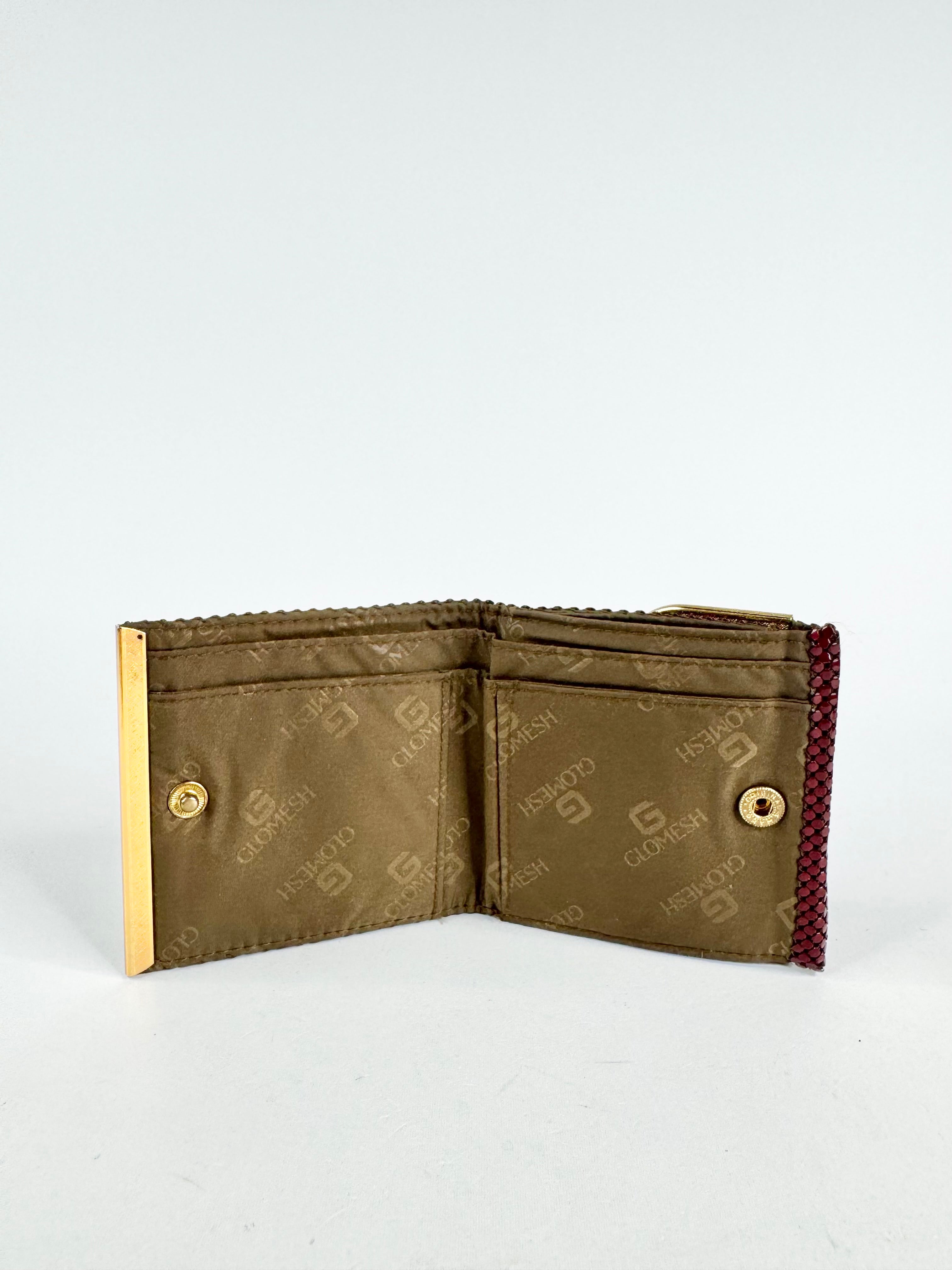 Vintage Glomesh Burgundy Wallet