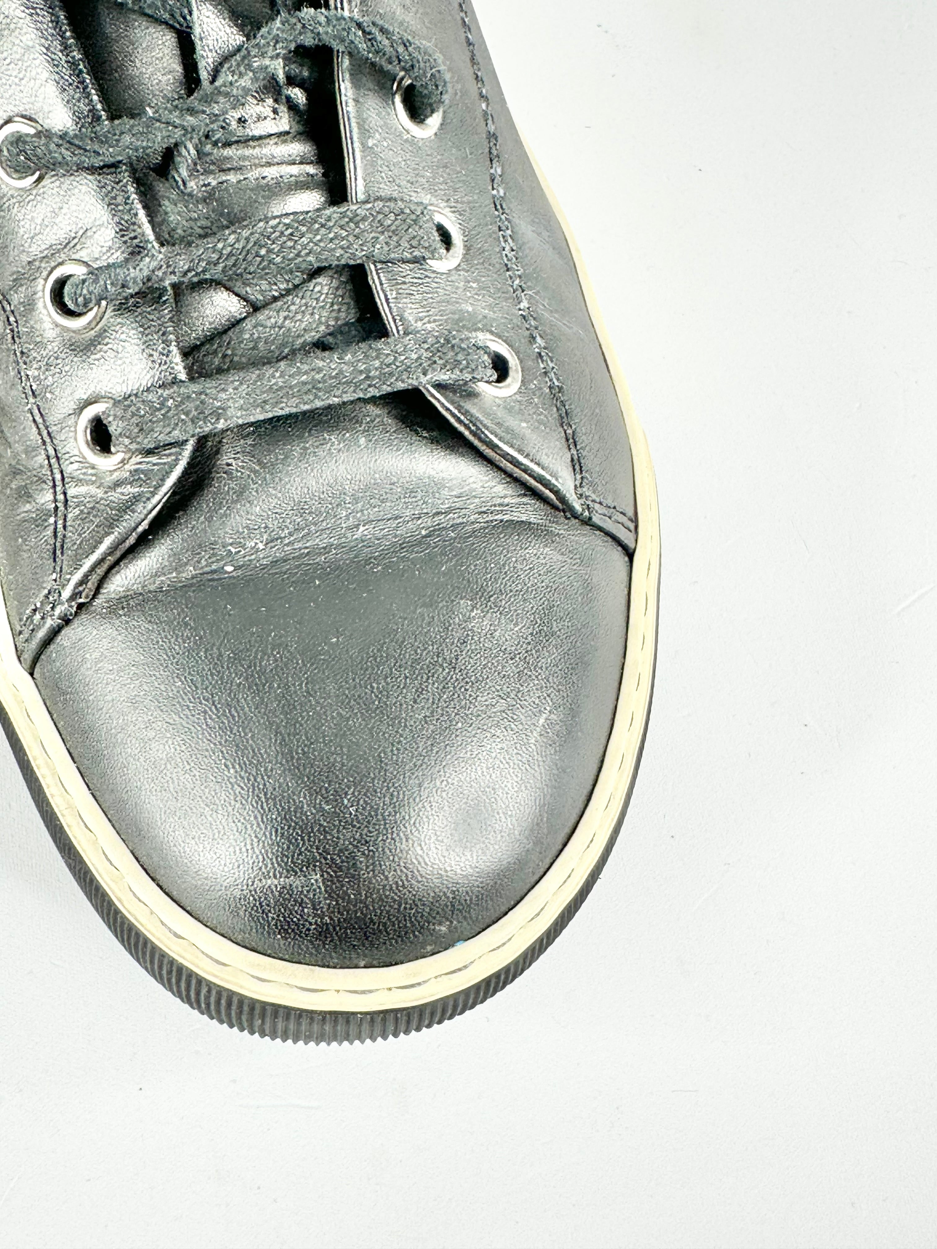 Lanvin Black Leather Sneakers - 6