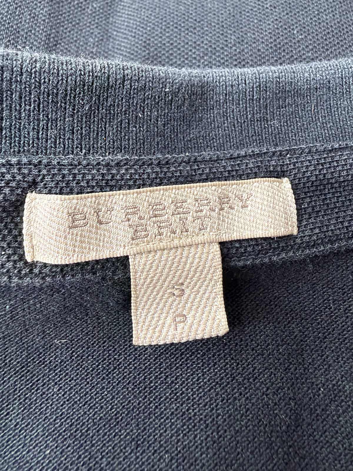 Burberry Brit Black Polo Top - S
