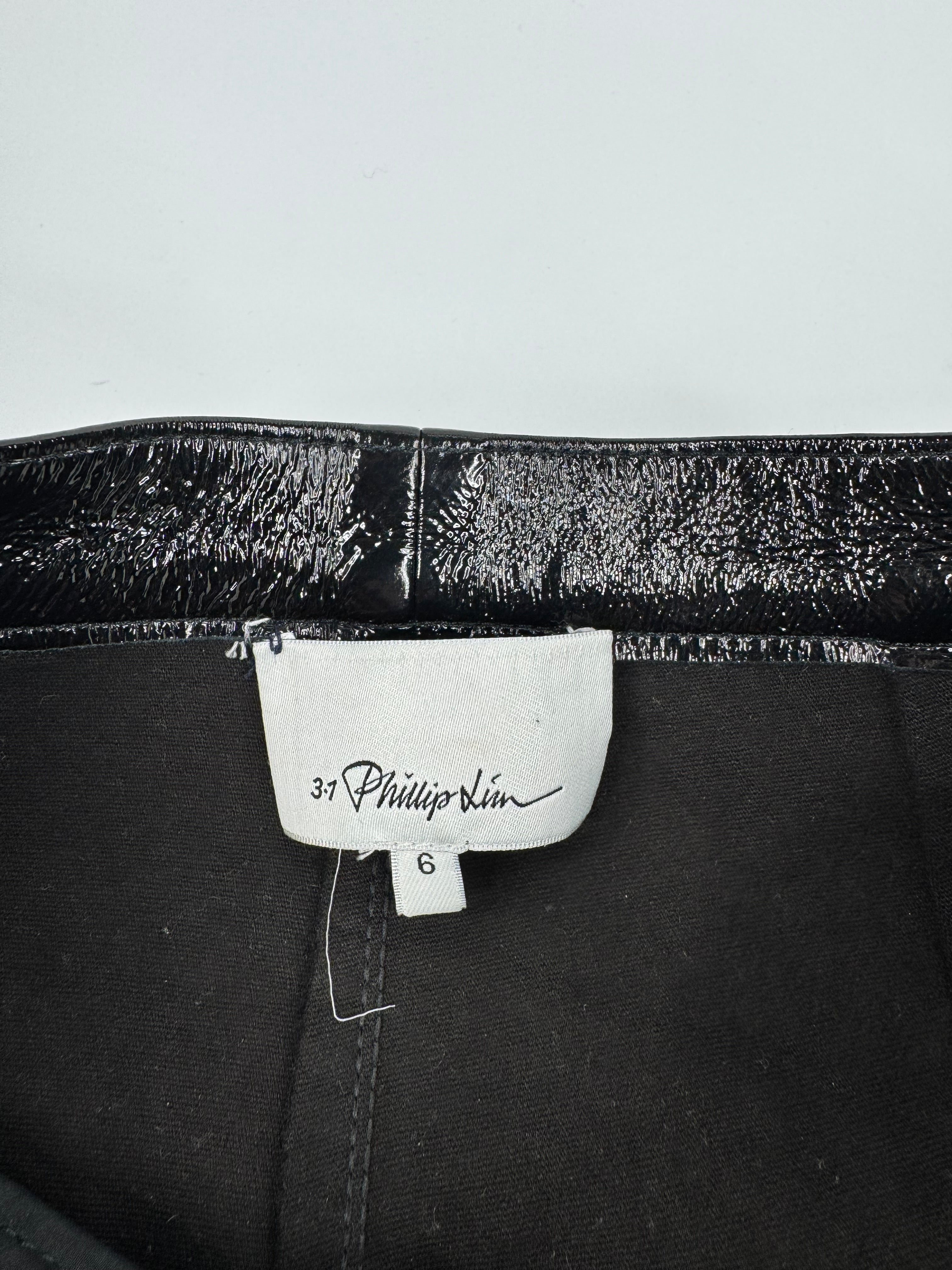 3.1 Philip Lim Black Leather Pants - AU6