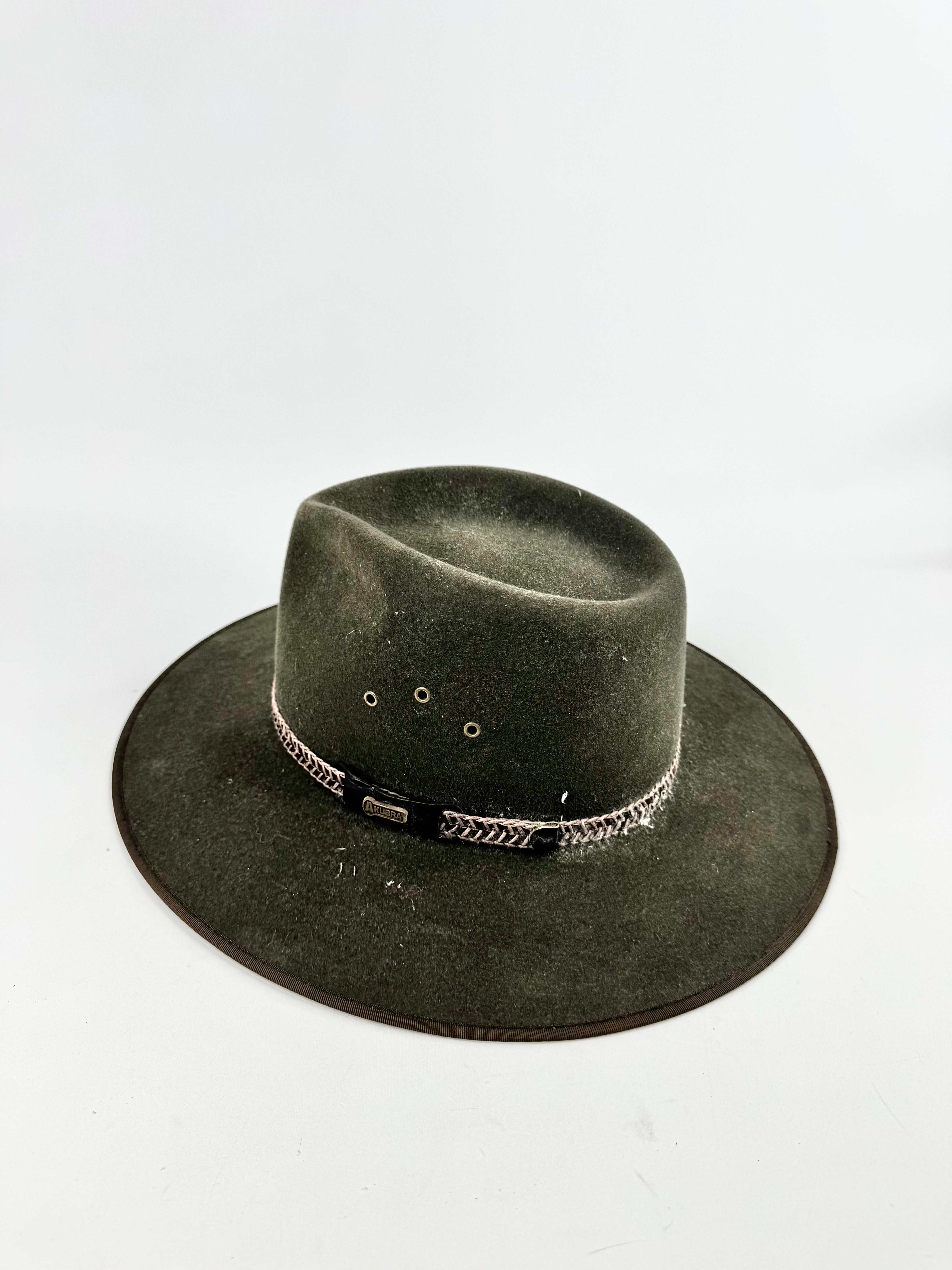 Akubra Olive Green 'Tablelands' Hat - 61