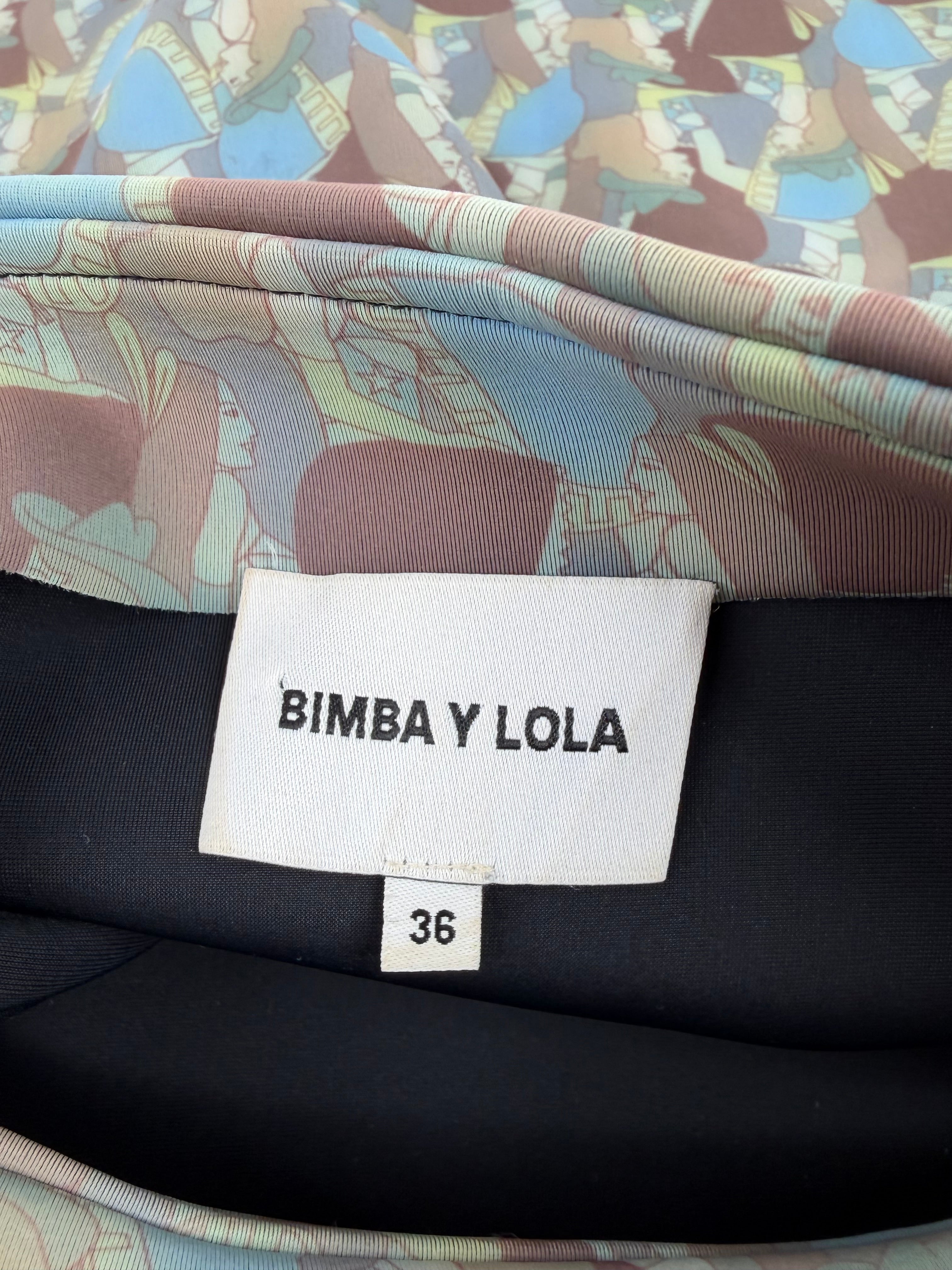 Bimba y Lola Retro Patterned Mini Skirt - AU8/10