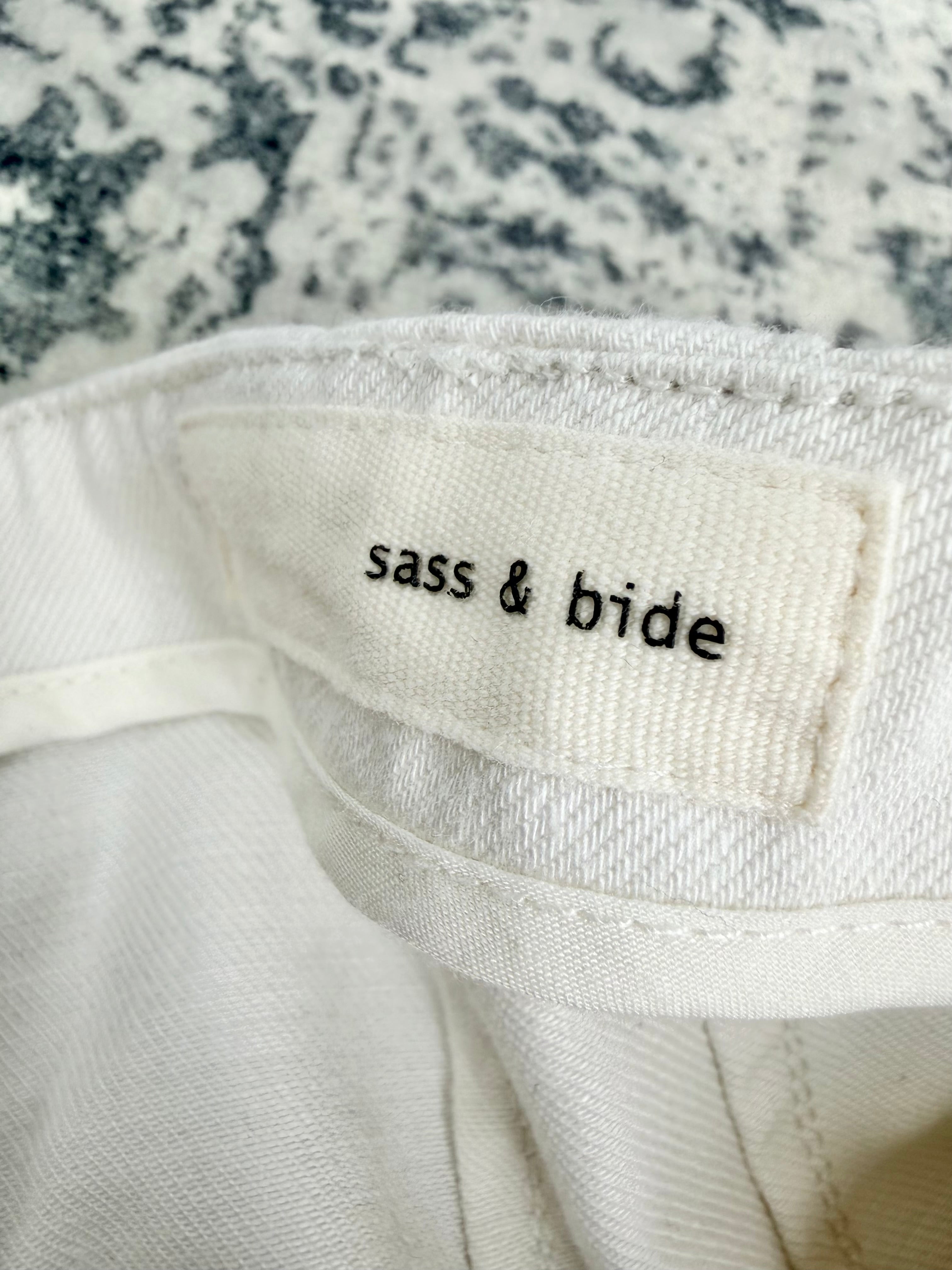 Sass & Bide 'Dream My Mind' White Jean NWT - AU12