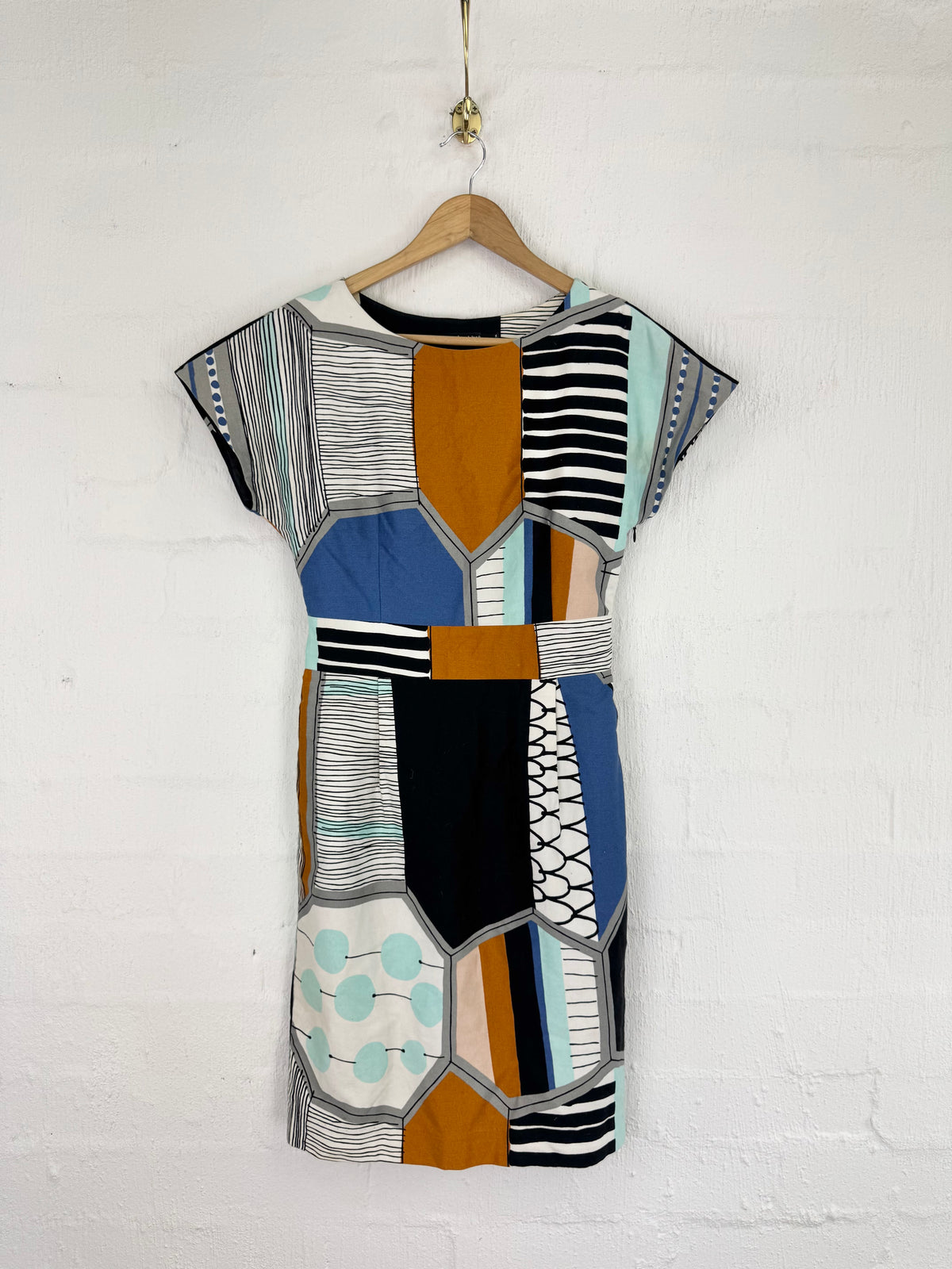 Marimekko 'Kimpi' One Piece Abstract Pattern Midi Dress - AU8