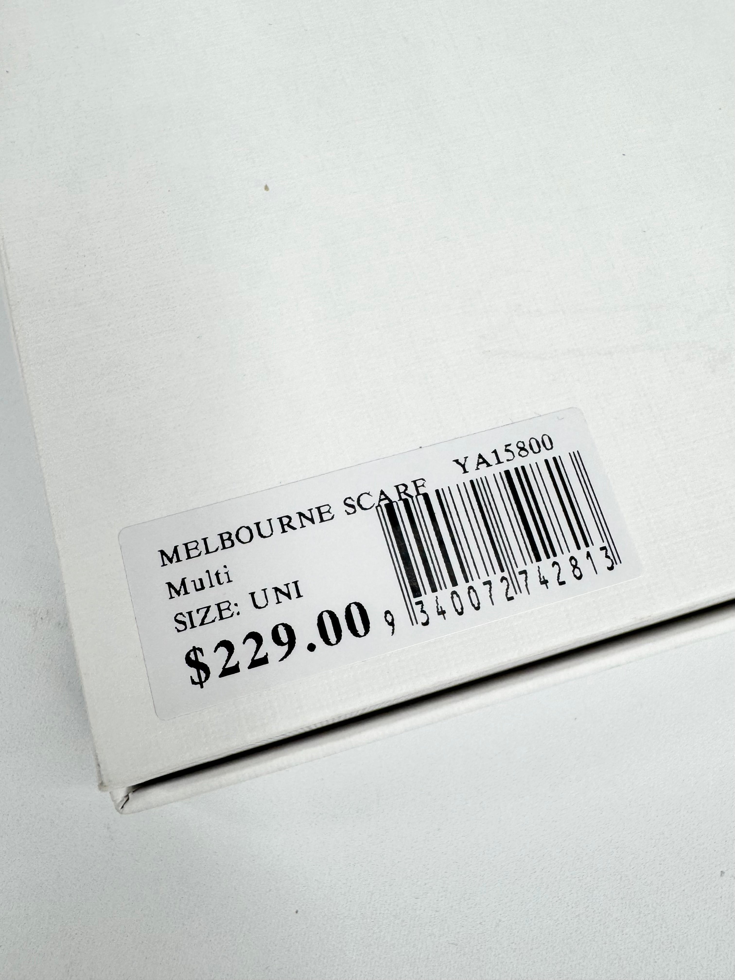 Anthea Crawford Silk 'Melbourne' Scarf NWT