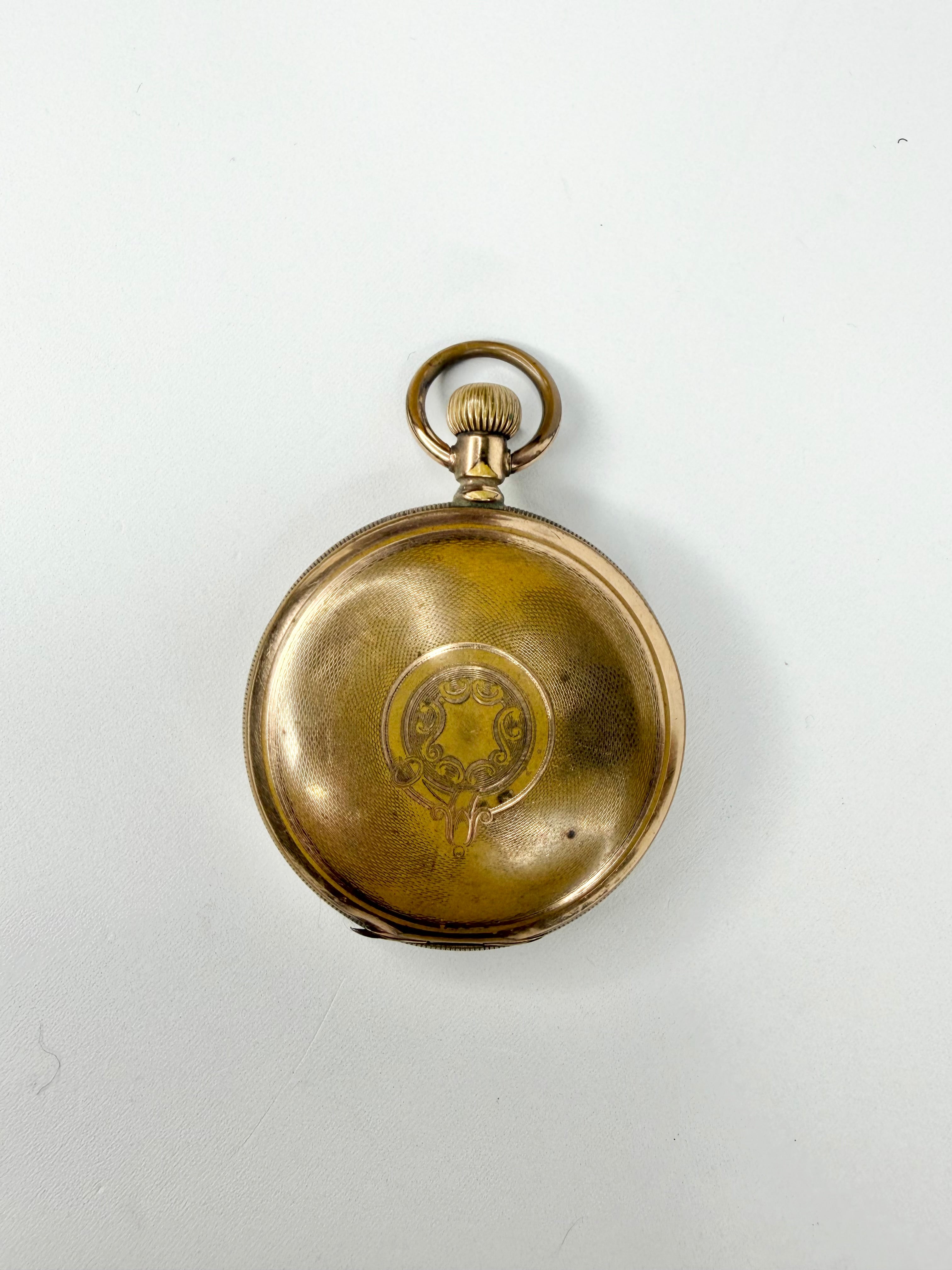 Vintage 1900s Elgin Rolled Gold Pocket Watch