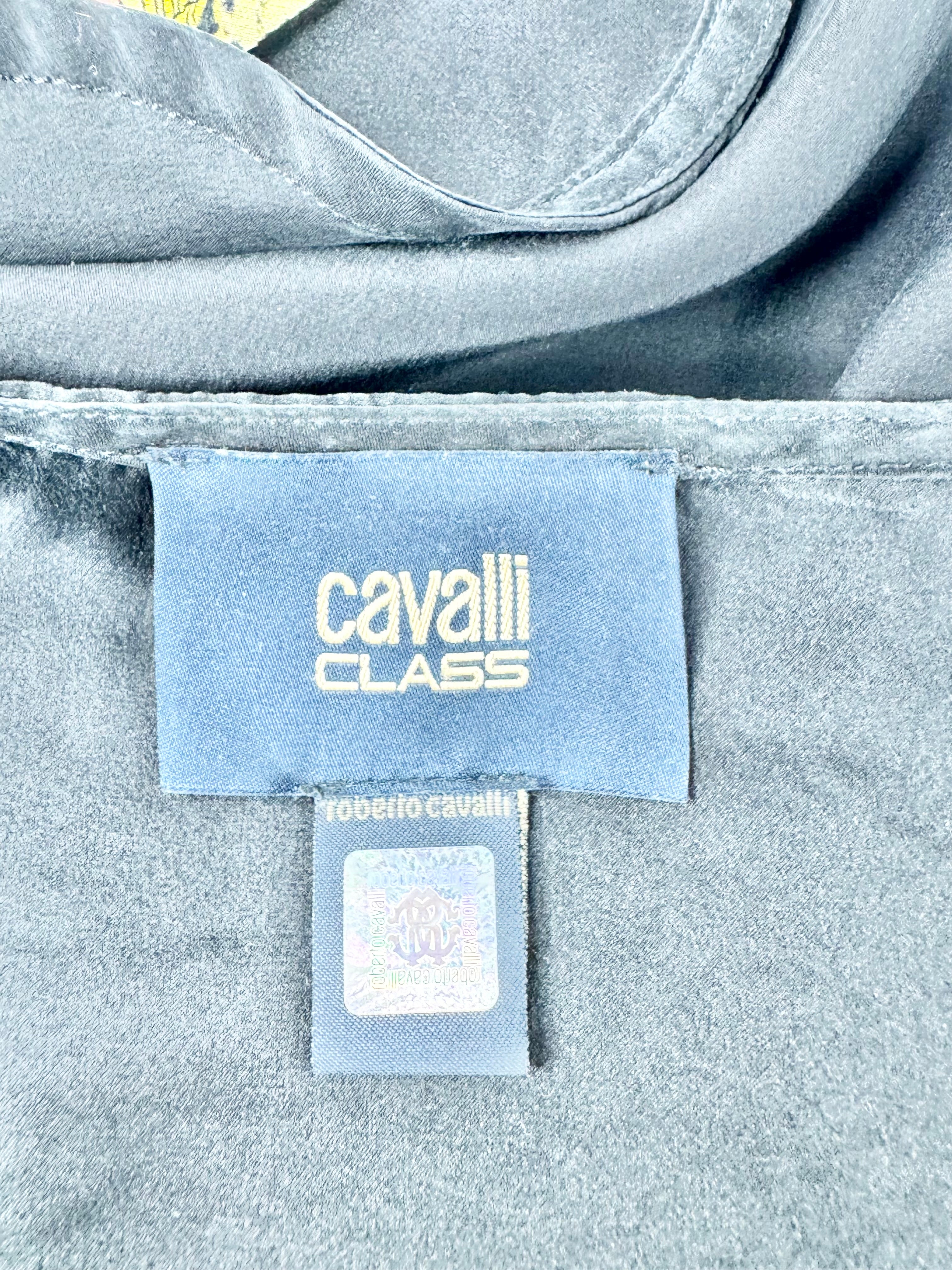 Cavalli Class Seahorse & Pattern Buttoned Top - AU10