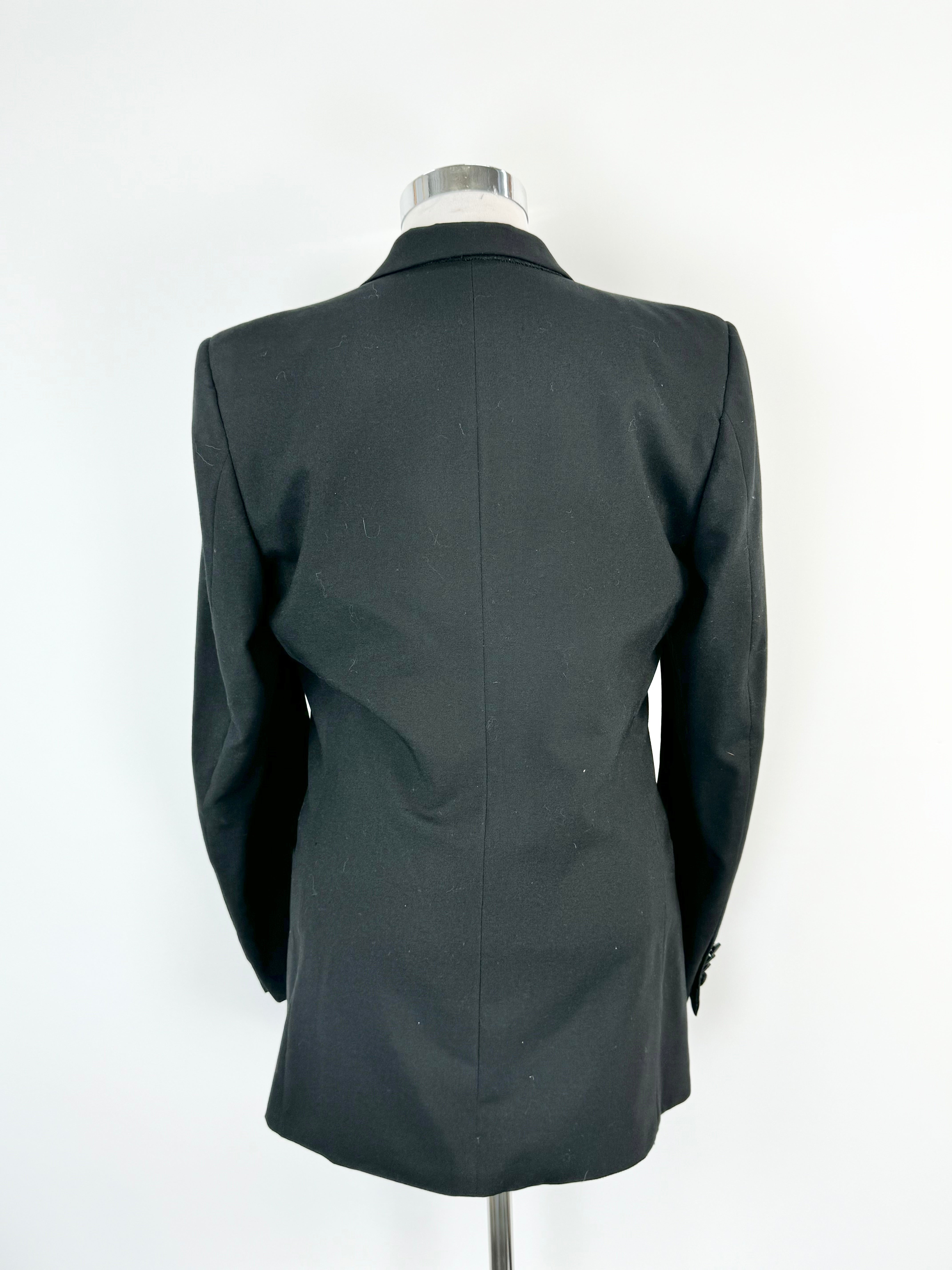 Vintage Pierre Cardin 'Murry Hill Collection' Black Blazer - 41L