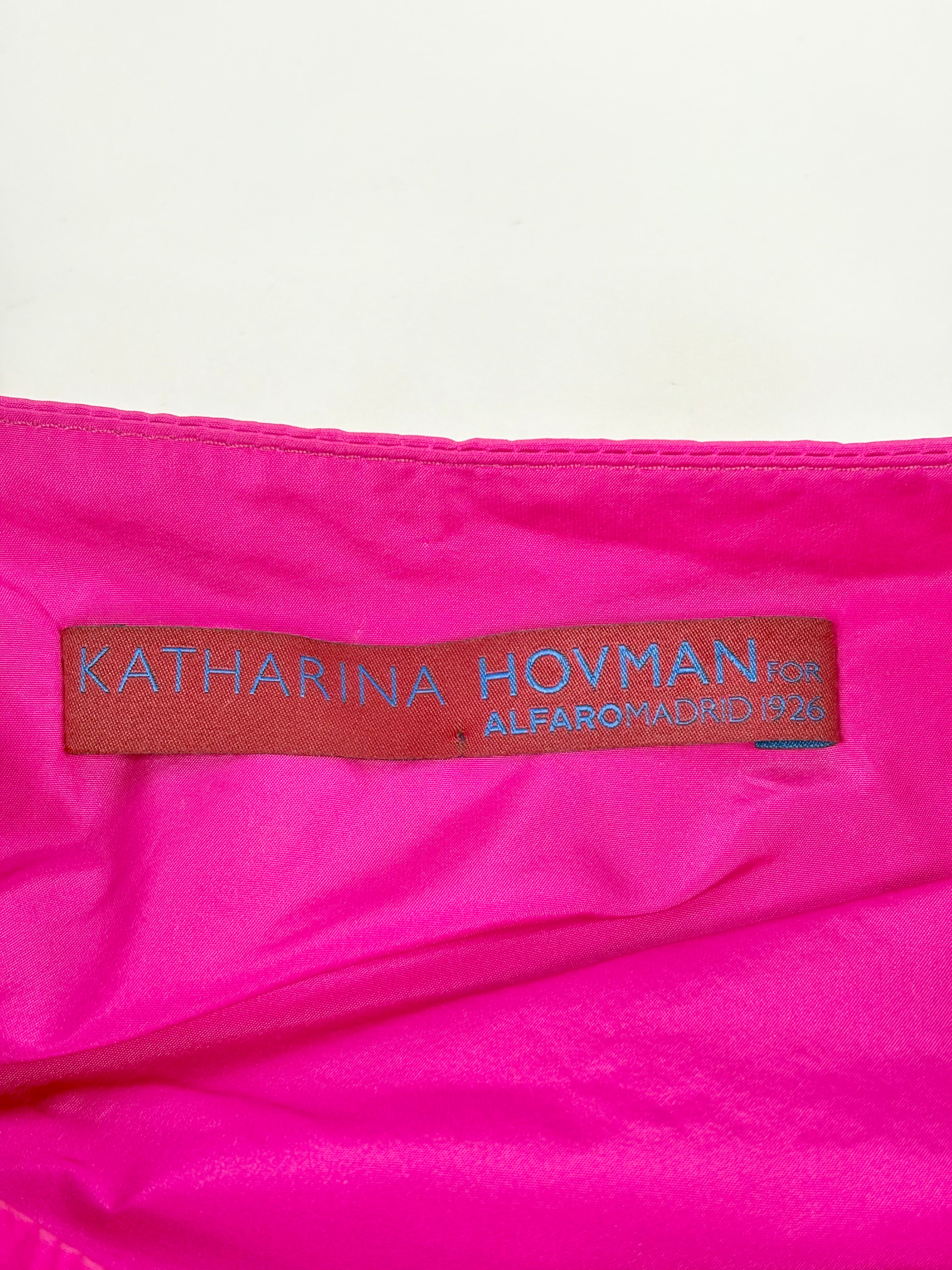 Katharina Hovman Pinky Detachable-Sleeves Shift Dress - AU12