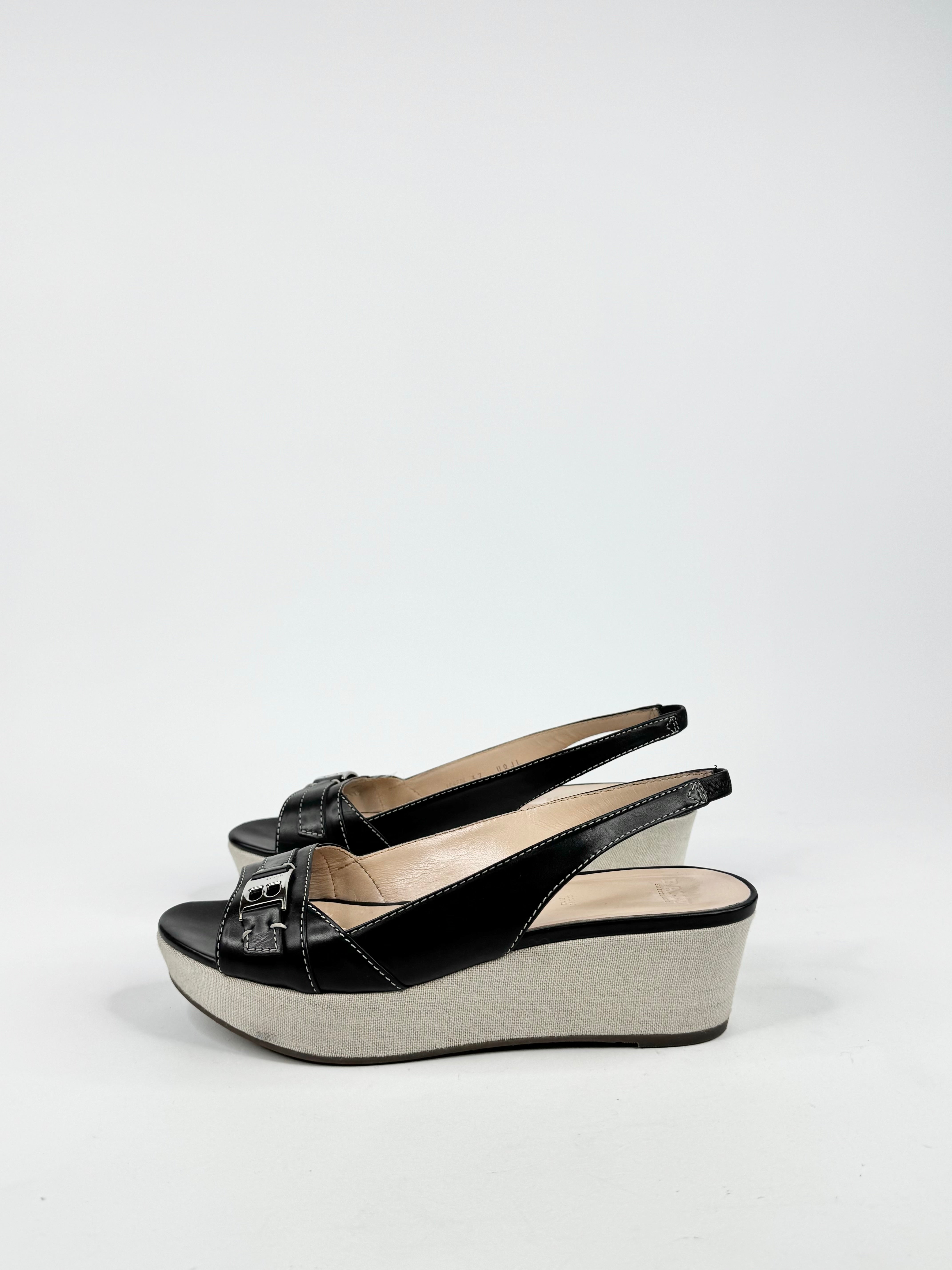 Bally Black 'Loredi' Sandals - EU37