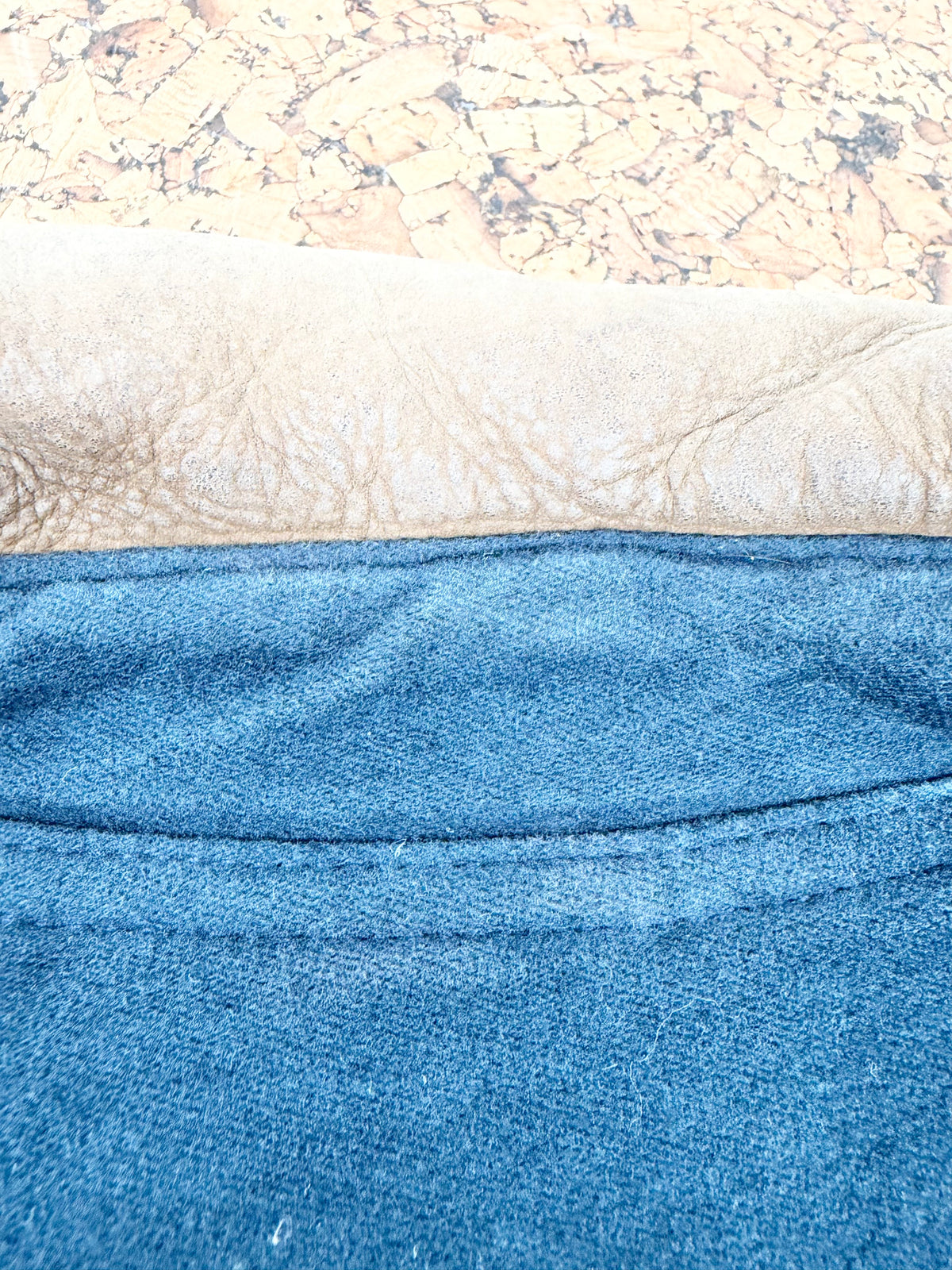 Vintage R.M. Williams Blue & Tan Cotton Moleskin Jacket - M