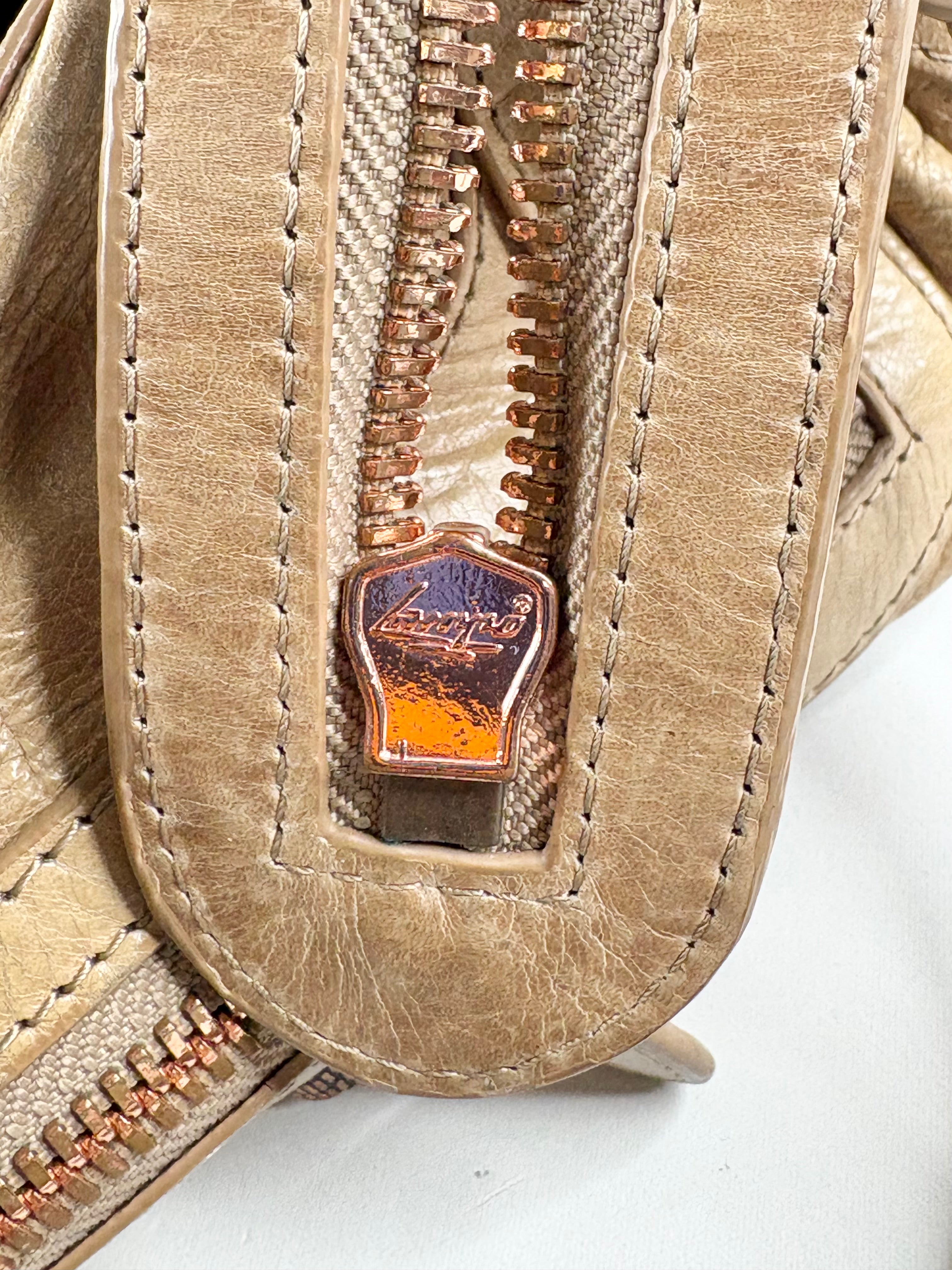 Balenciaga Beige Leather 'Giant 21' Handbag