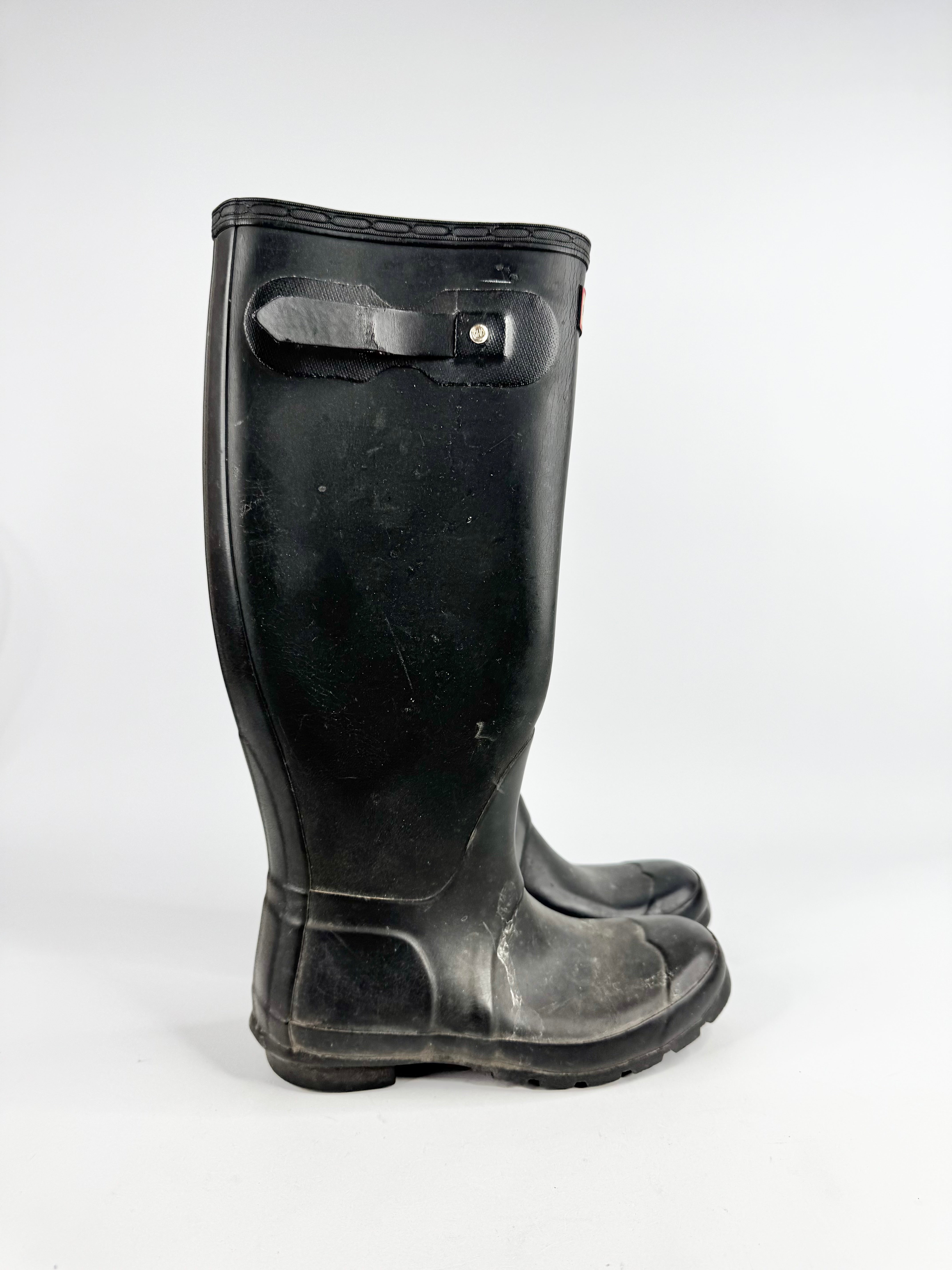 Hunter Black Wellingtons - EU35/36