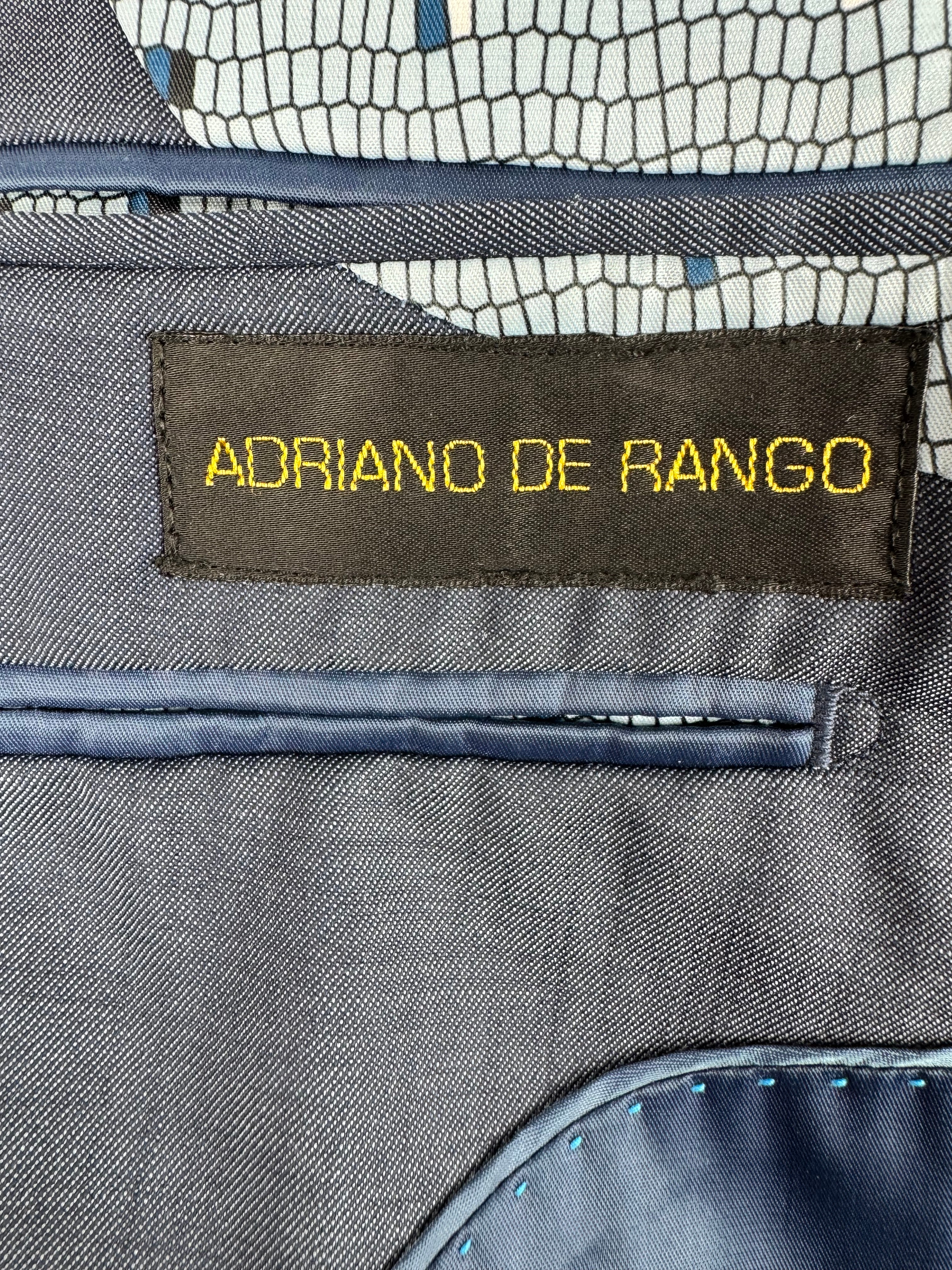 Adriano de Rango Grey Blue Blazer - M/L