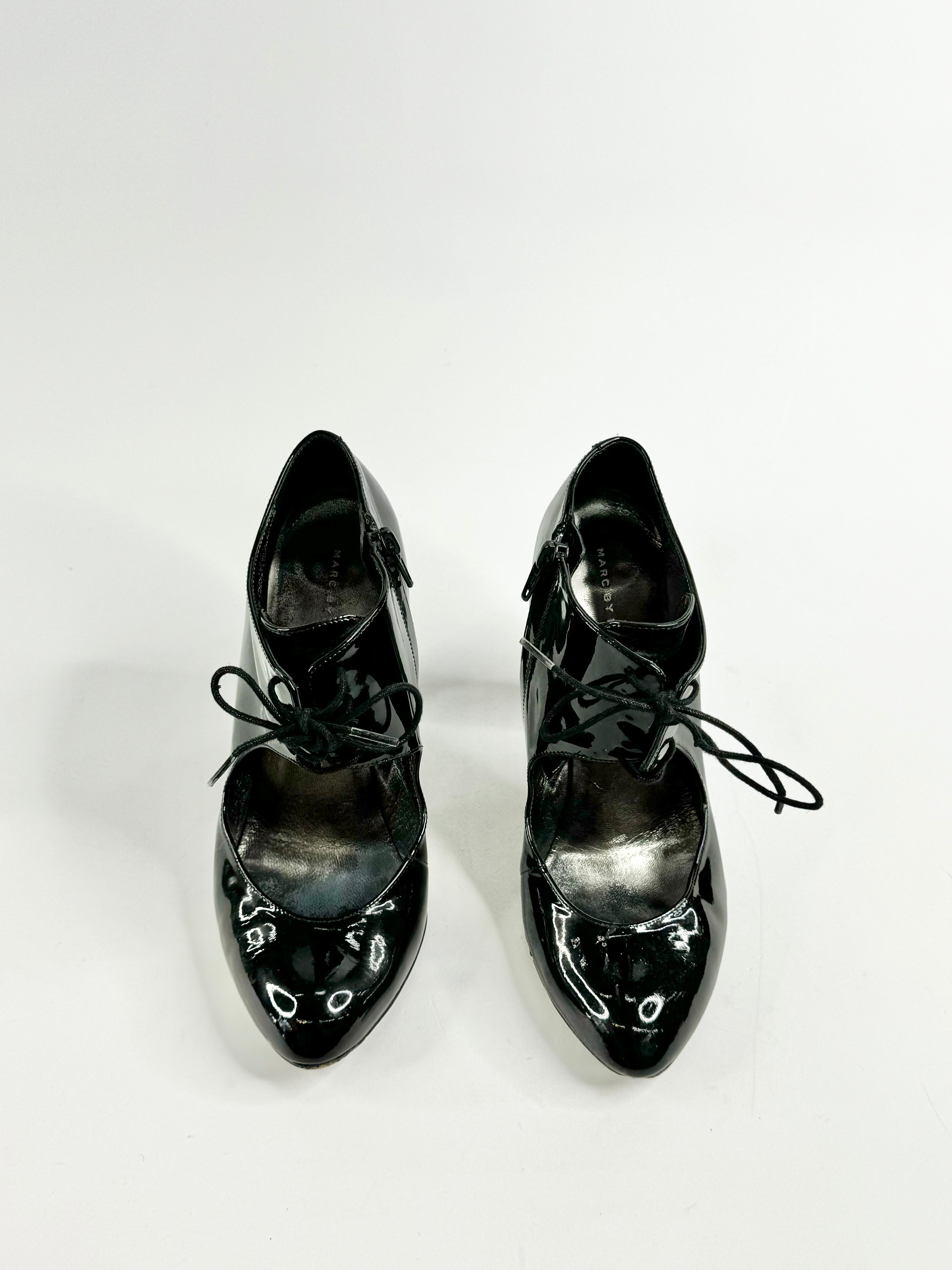 Marc by Marc Jacobs Black Patent Leather Pumps - EU38