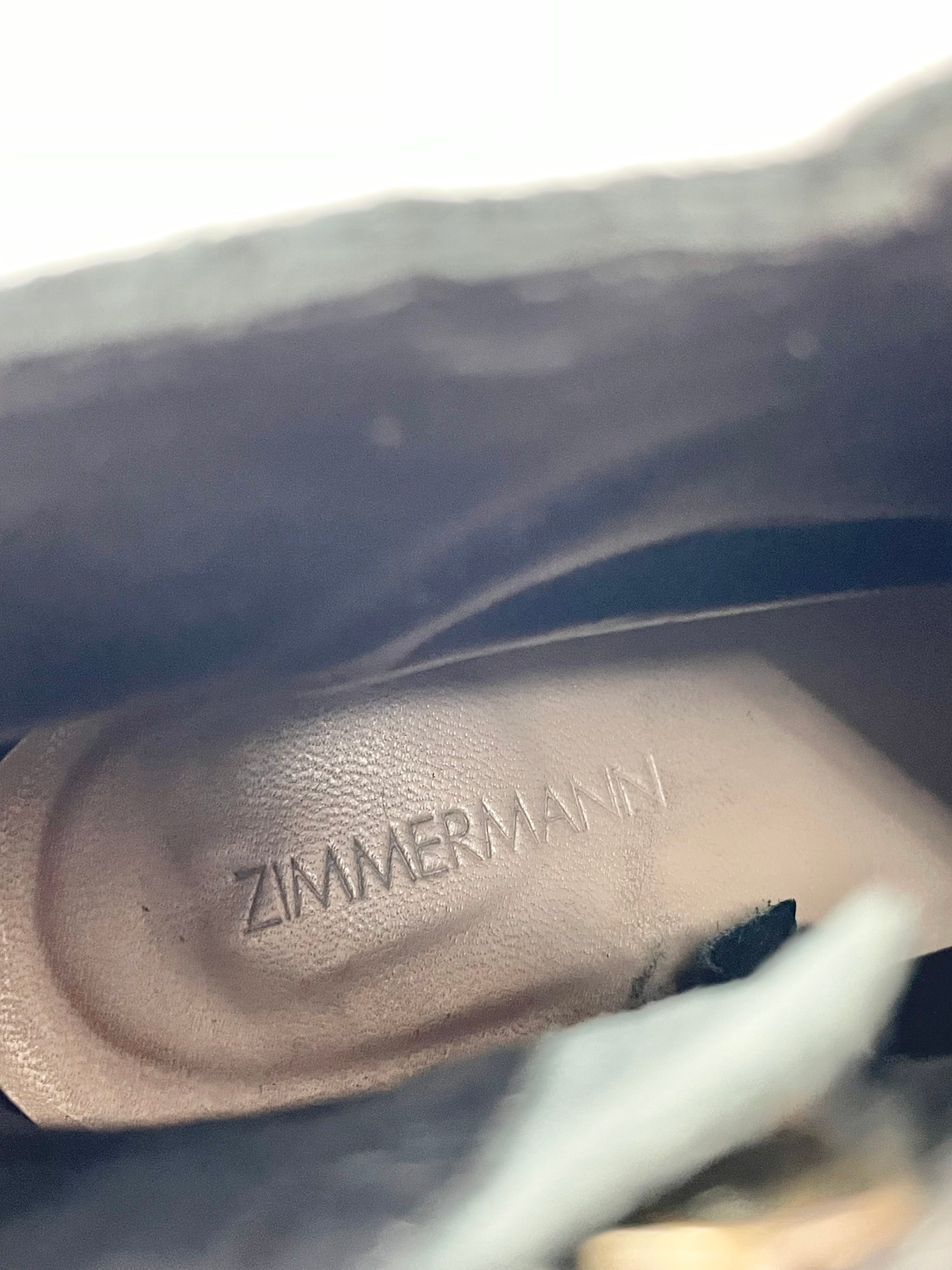 Zimmermann Black Suede Pointed Toe Ankle Boots - EU39