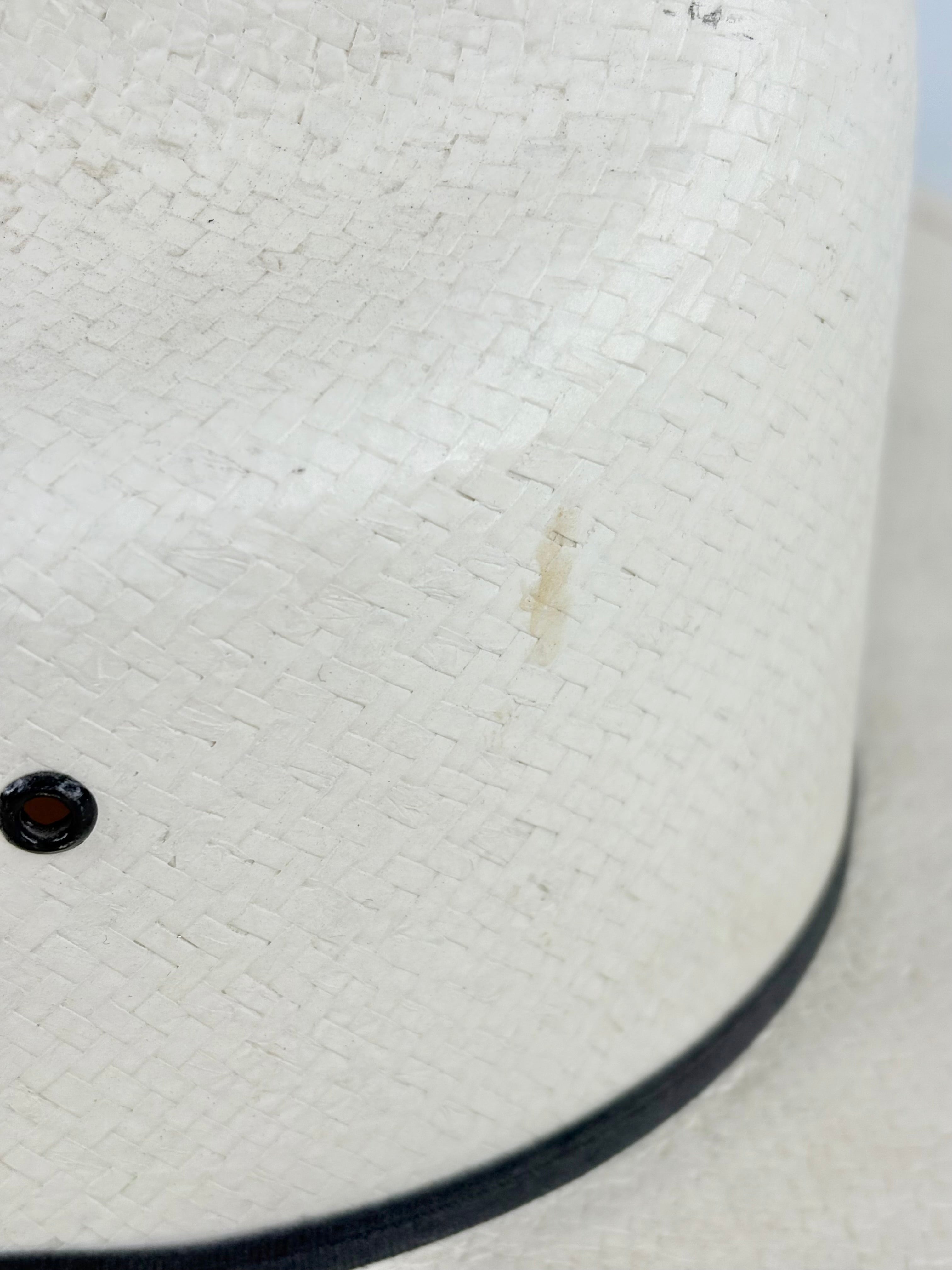 Formosan Vintage White Straw Texan Hat