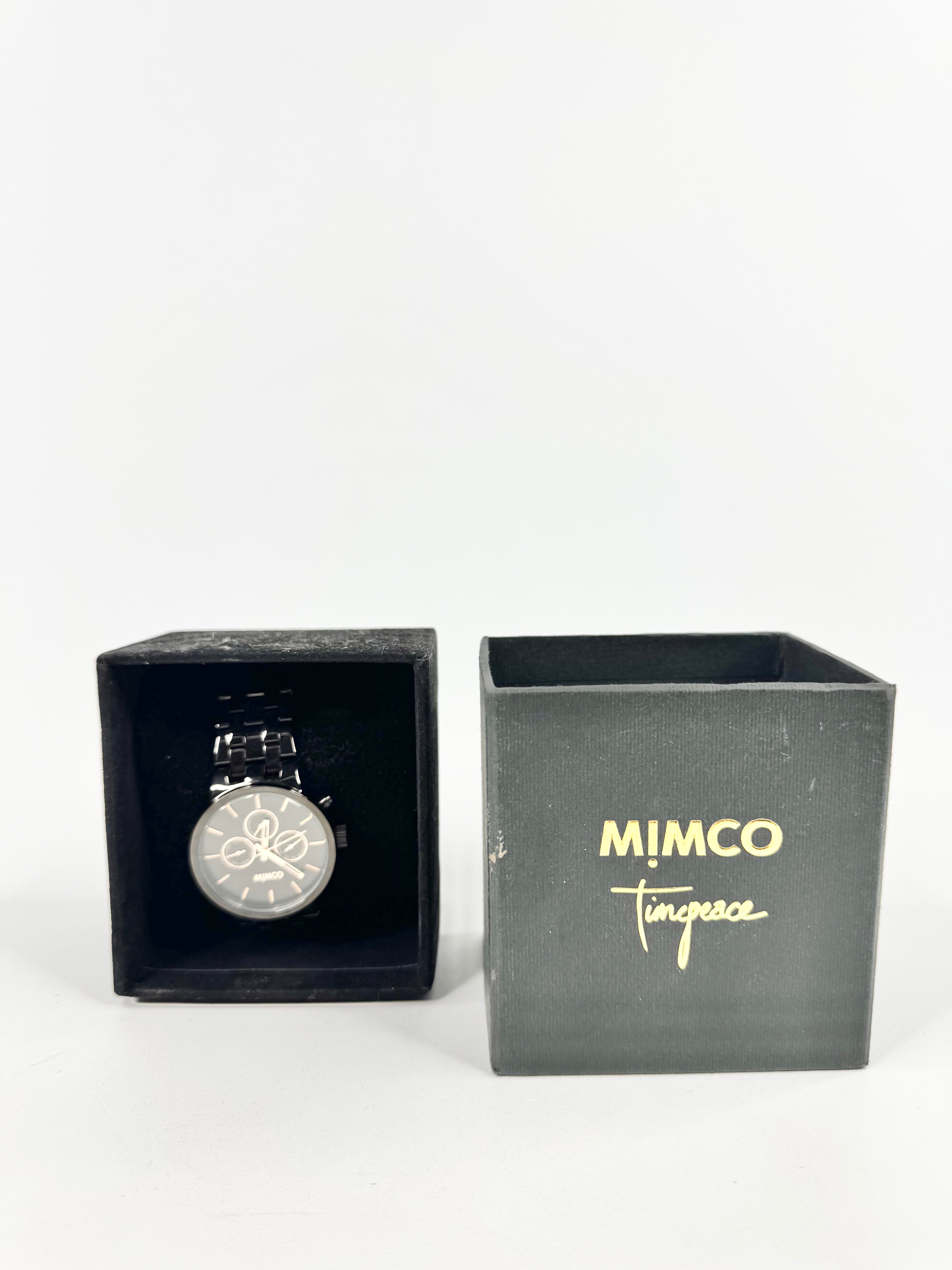 Mimco Black & Rose Gold Watch