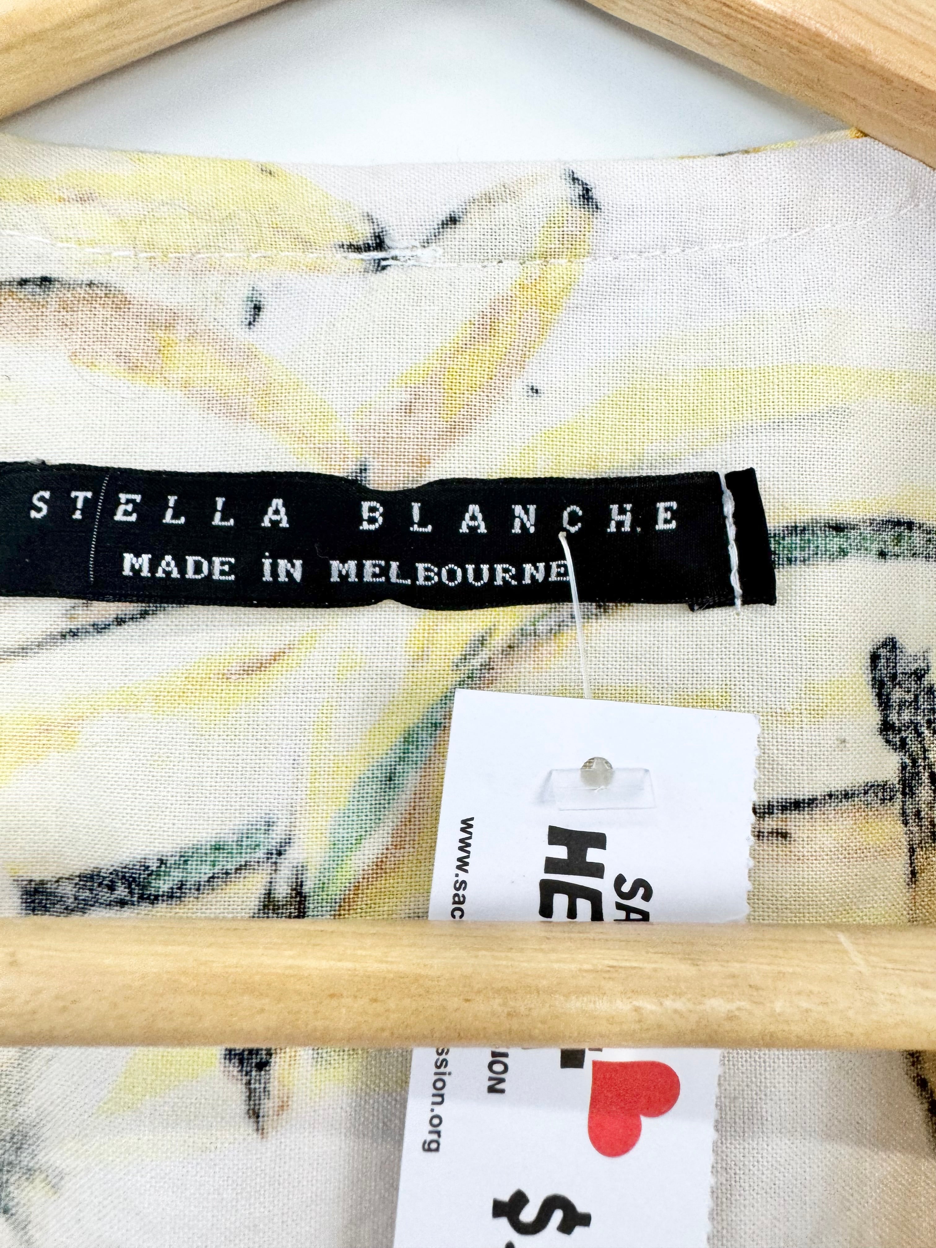 Stella Blanche Banna Pattern Crop Top - AU10