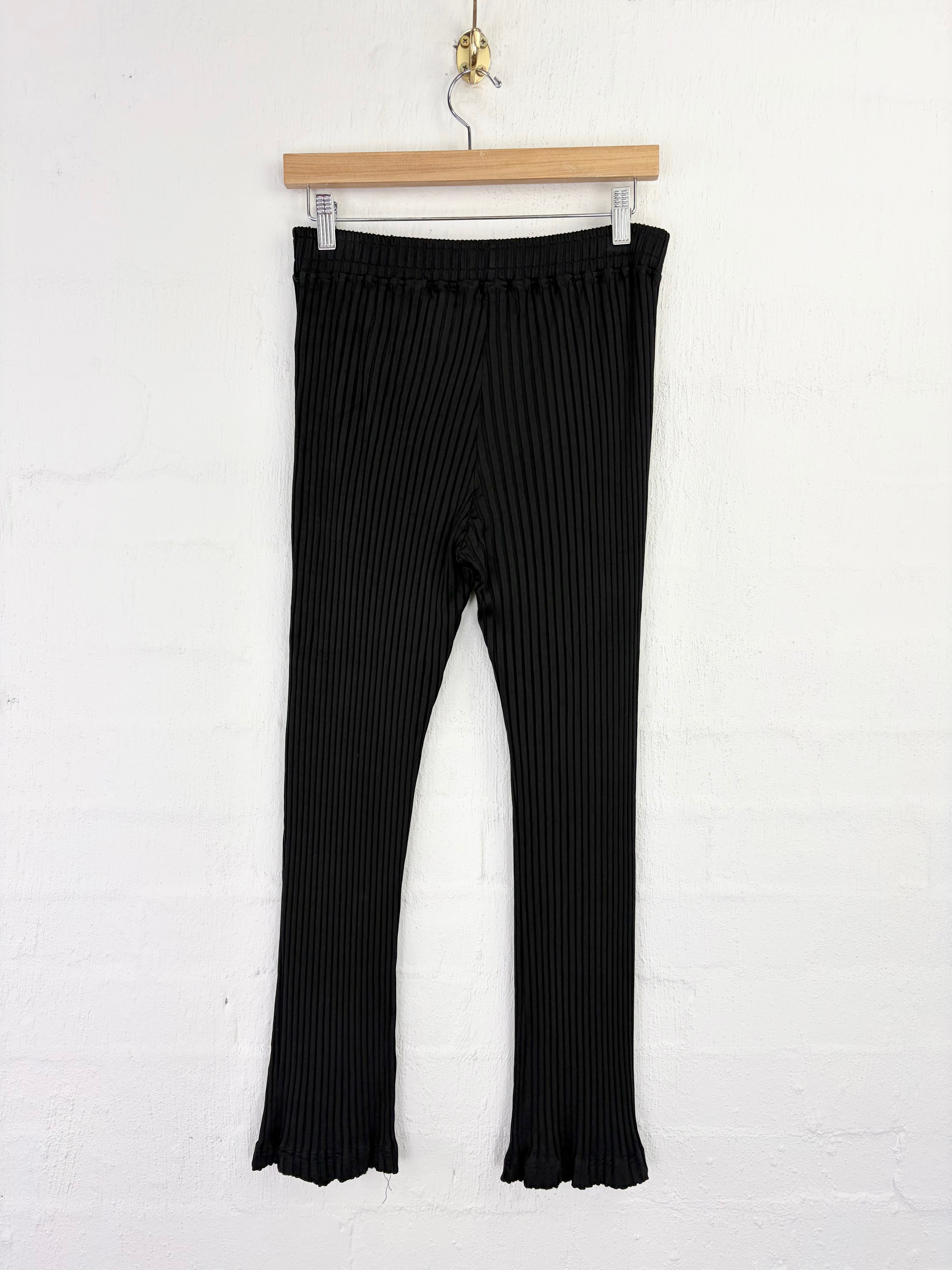 Birgitte Herskind Black Ribbed Stretch Pant - AU8