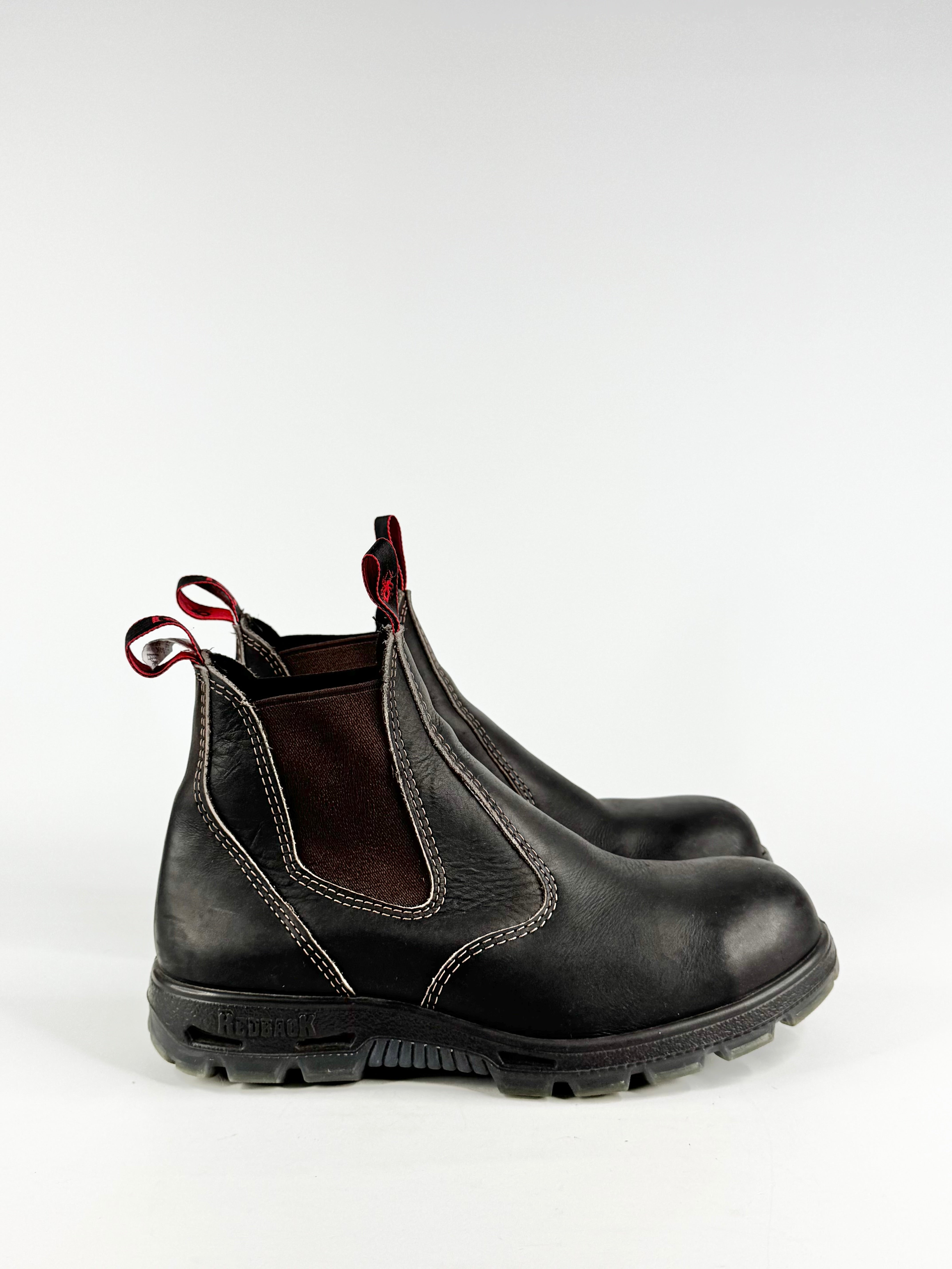 Redback Brown Steel Capped Boots - EU44