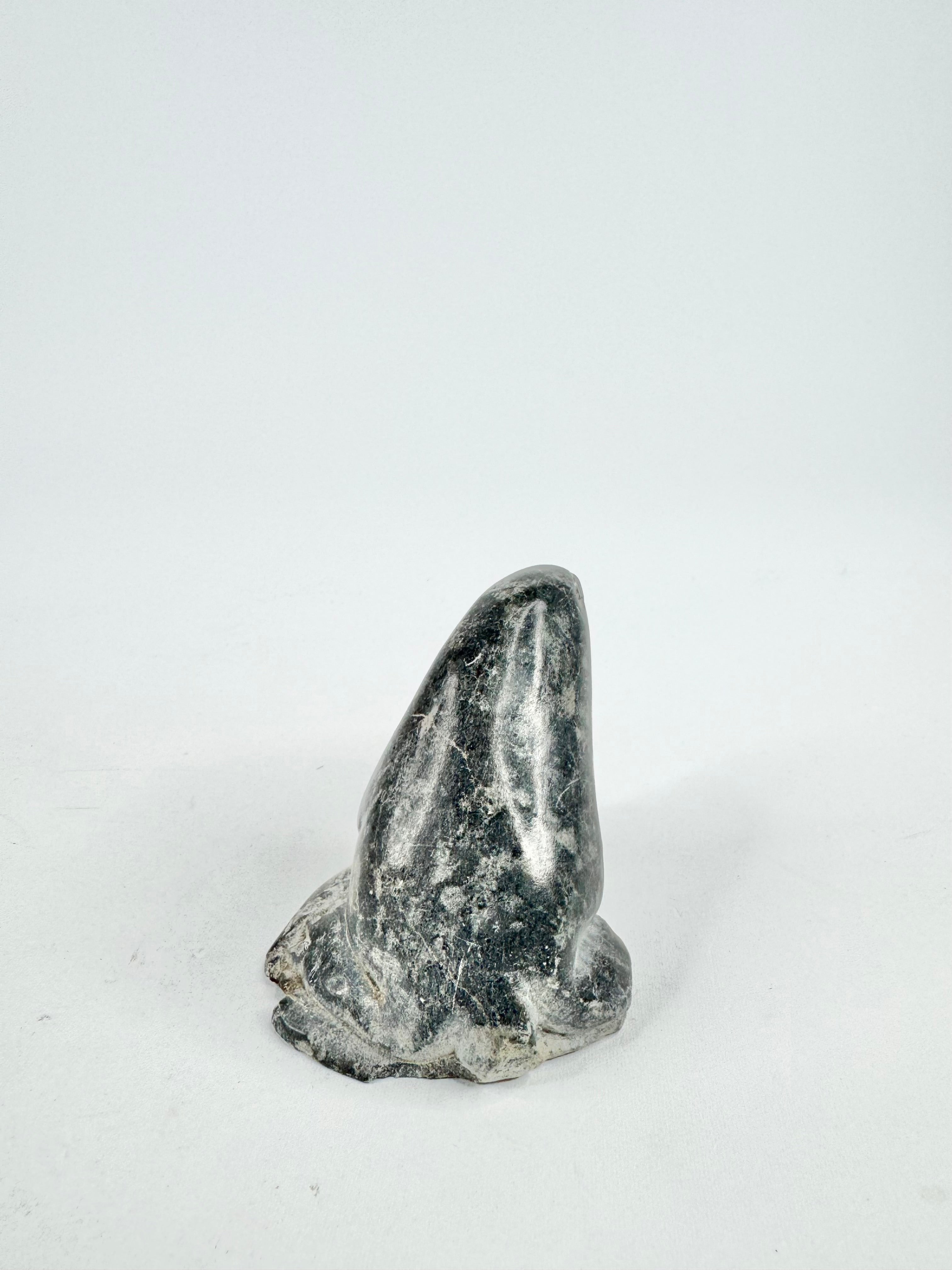 Soapstone Carved Walrus Eskimo Art Canada