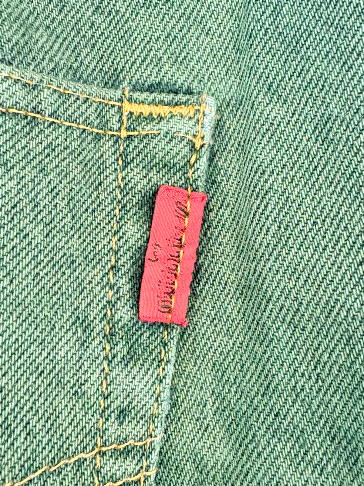 Staggers Y2K Green Denim Jeans - W34