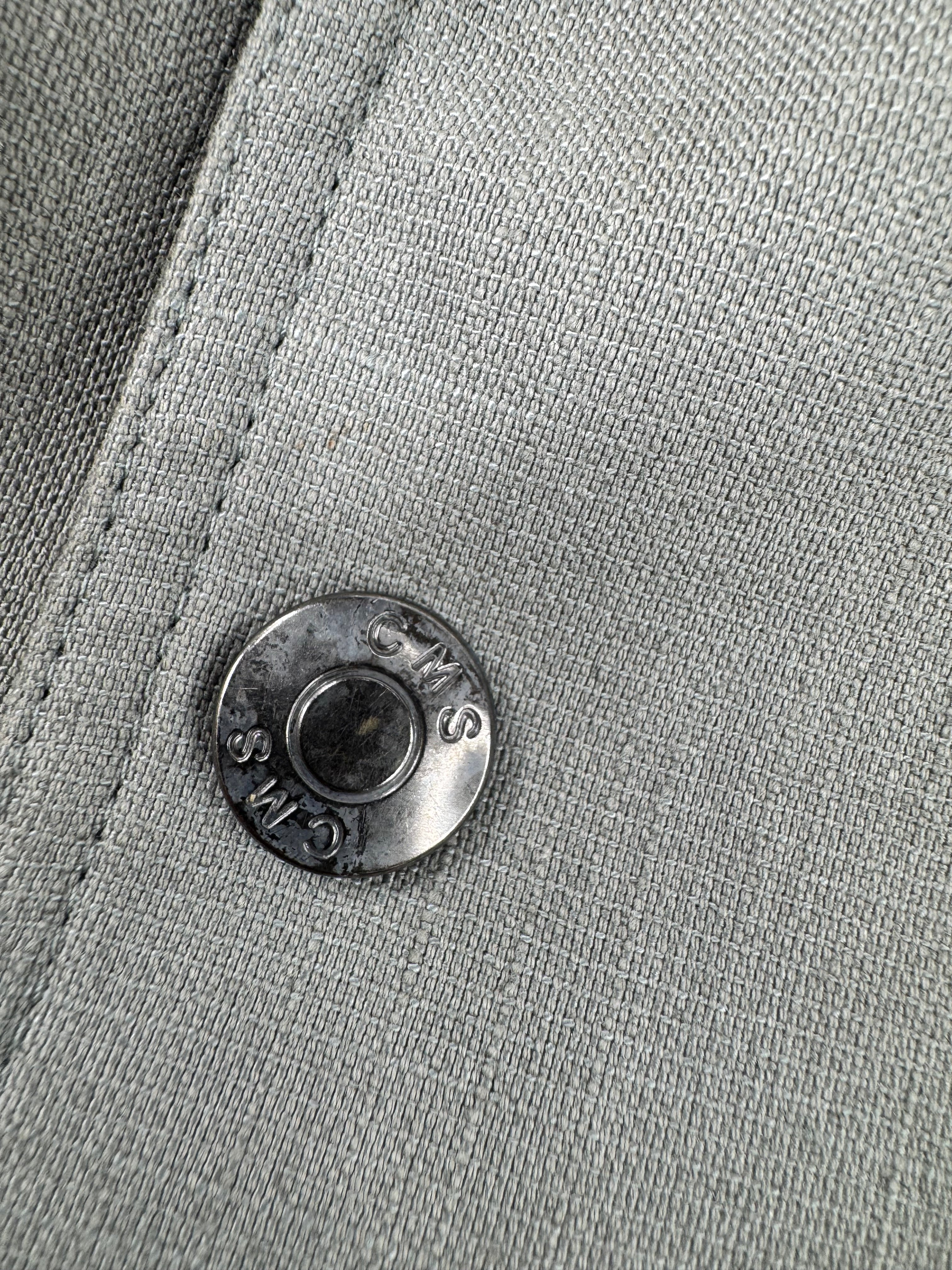 C.M.S Cement Grey Cotton Blend Utility Jacket - S