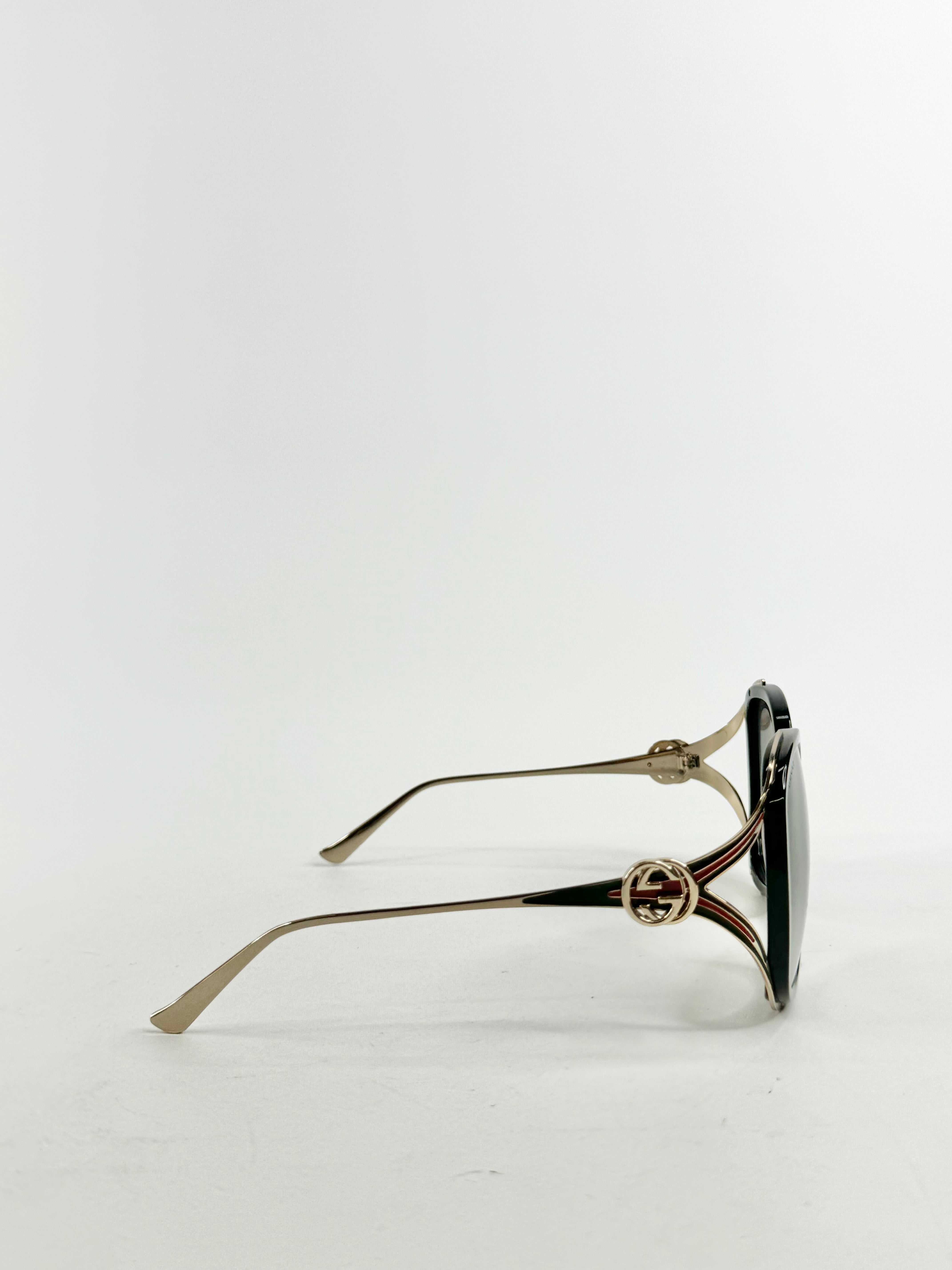 Gucci Grey Gradient Oversized Glasses
