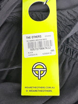 We Are The Others Black Shirred Linen Maxi Dress - AU6/8